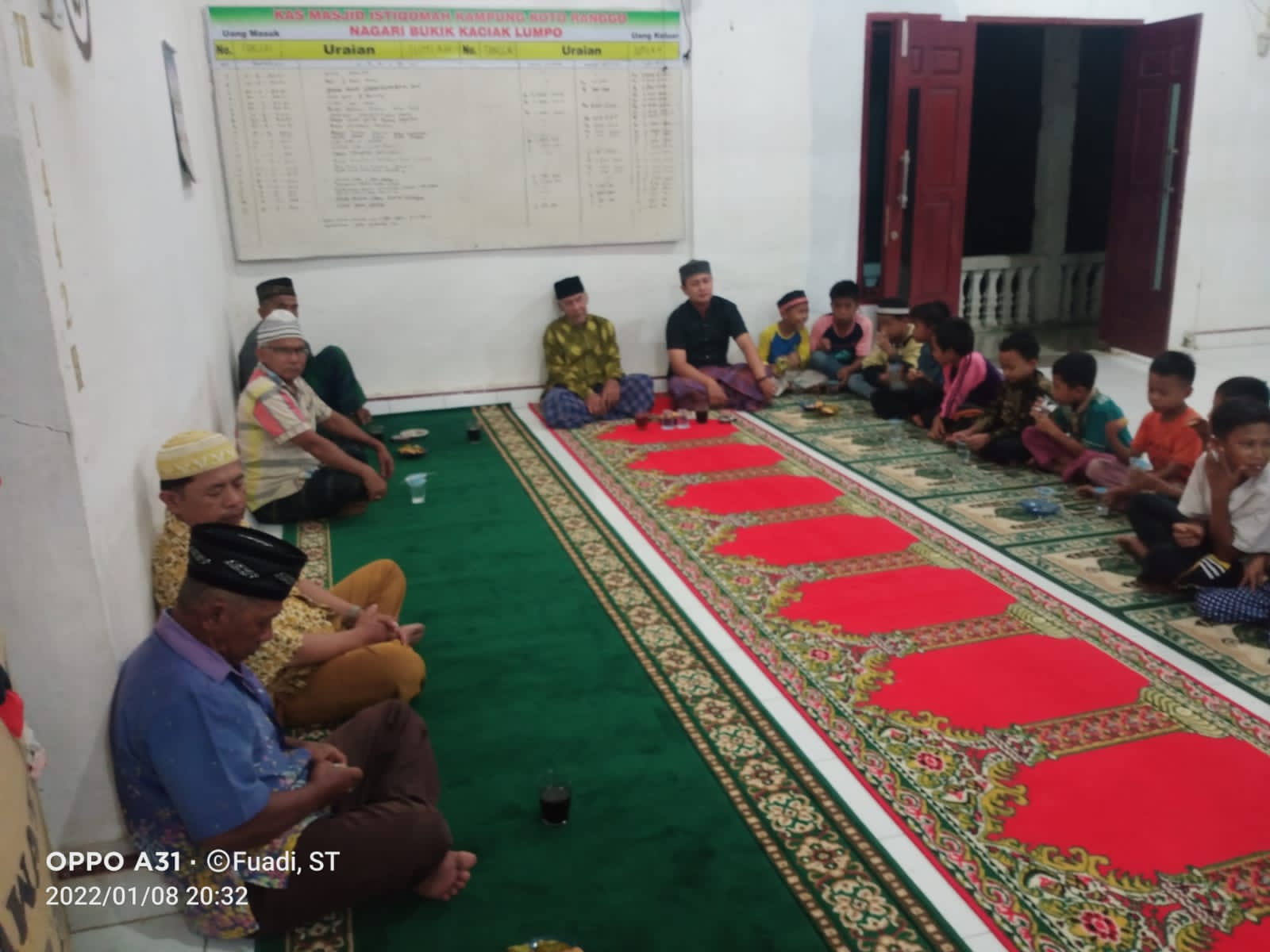 Bangun Kebersamaan dan Silaturahmi  Pengurus Masjid Istiqamah Koto Ranggo Agendakan  Wirid  Bulanan
