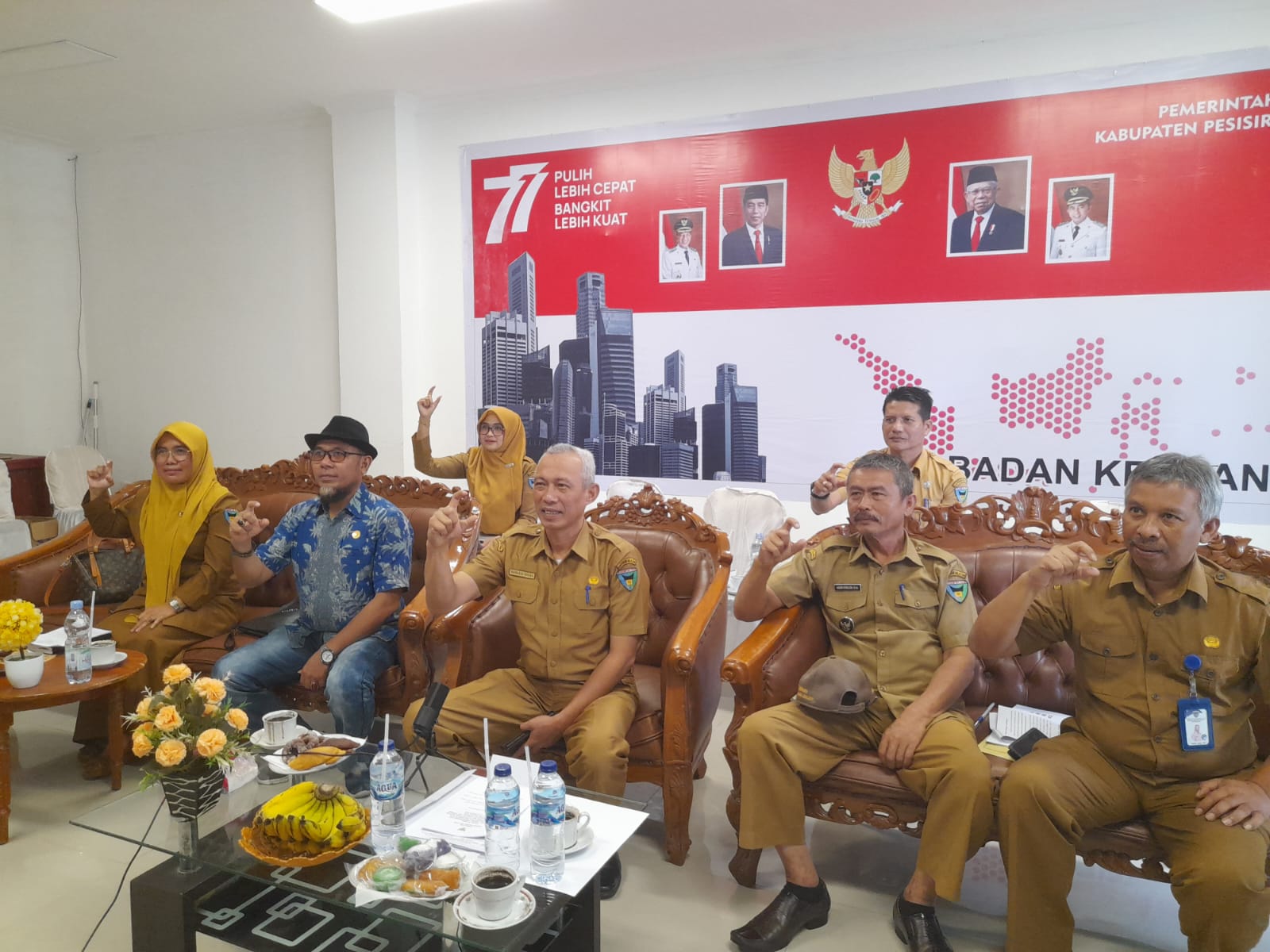 Sekda  Mawardi Roska Buka Bimtek Pemeringkatan PPID  2022
