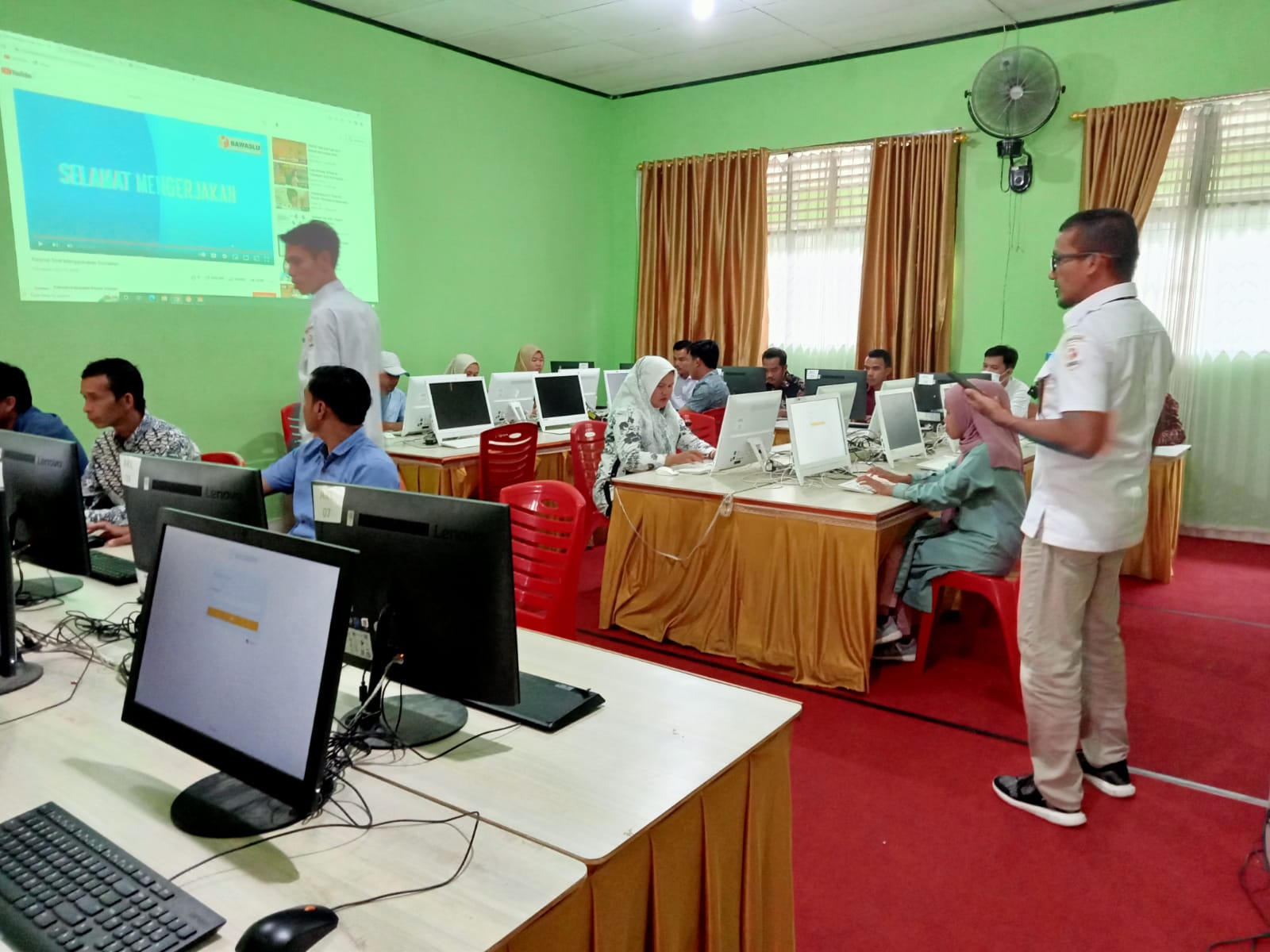Bawaslu Laksanakan Ujian  Tertulis Calon Anggota Panwascam Pemilu 2024