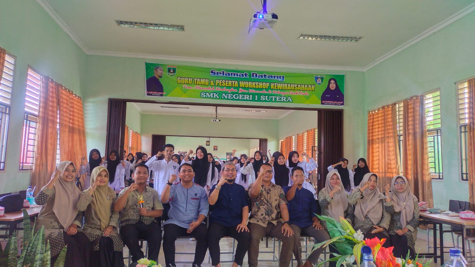 SMKN 1 Sutera Gelar Workshop Kewirausahaan Bagi Siswa