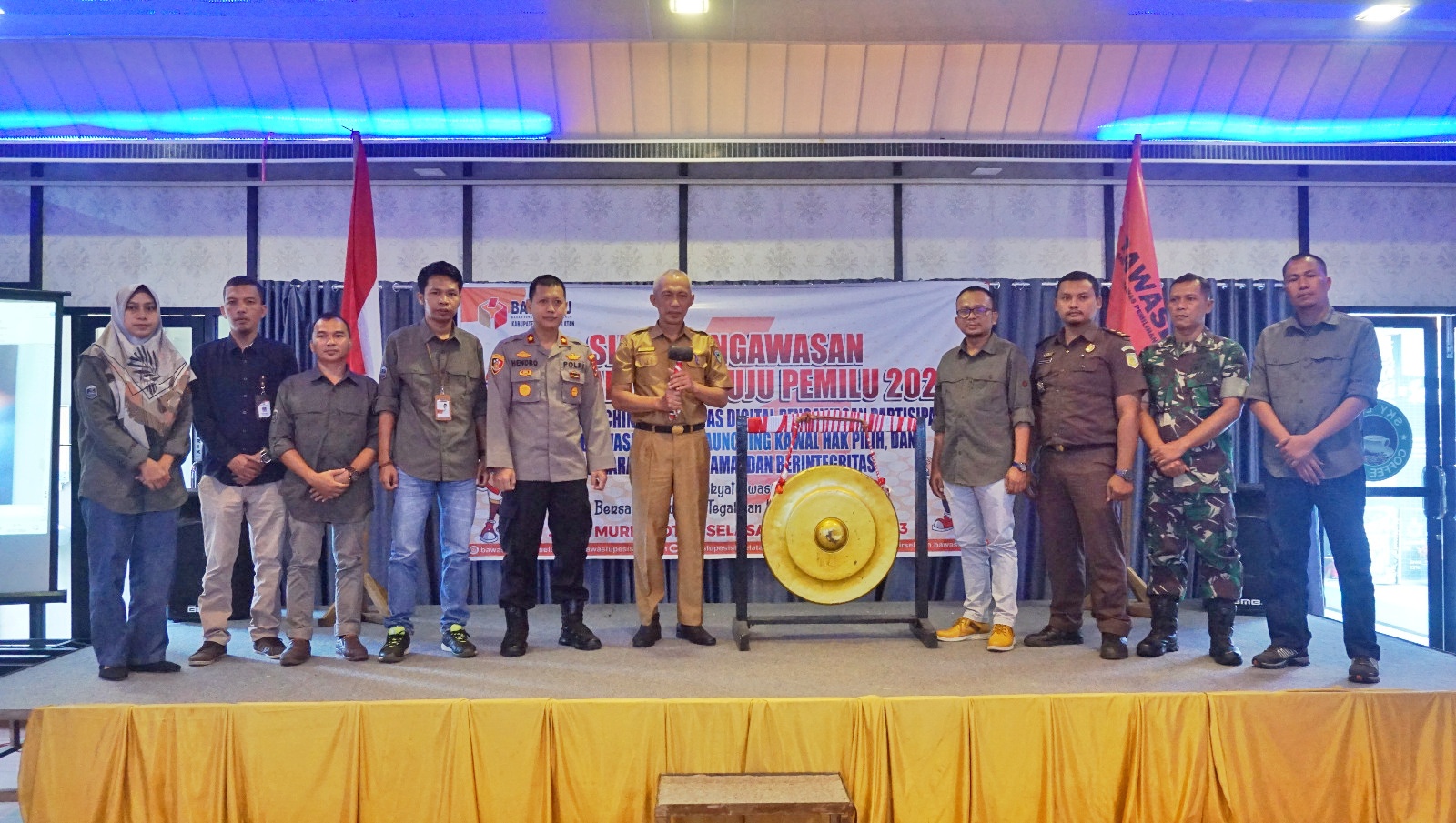 Tingkatkan Sinergitas dengan Stake Holder, Bawaslu Pessel Gelar Siaga Siaga Pengawasan Pemilu 2024