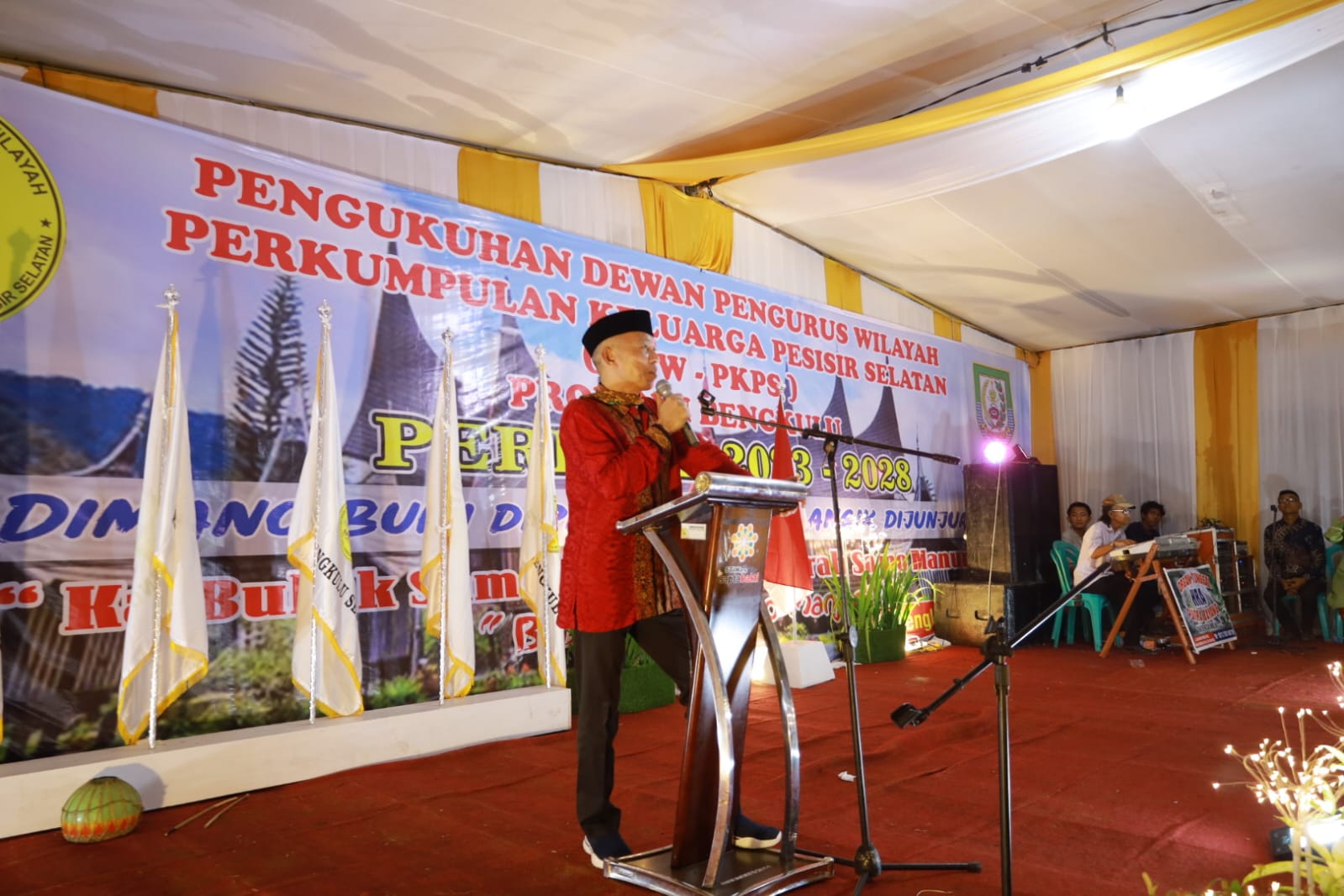 Sekda Mawardi Roska Hadiri Pengukuhan DPW PKPS Provinsi Bengkulu