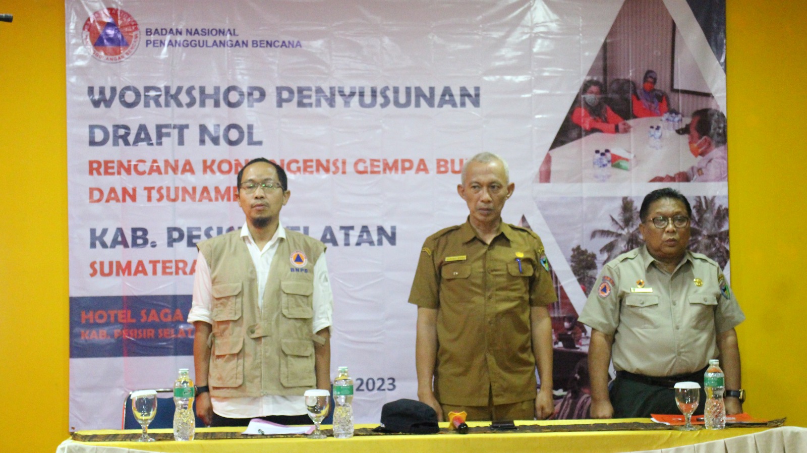 Sekretaris Daerah Buka Workshop Kegiatan Penyusunan Rencana Kontingensi Gempa Bumi dan Tsunami