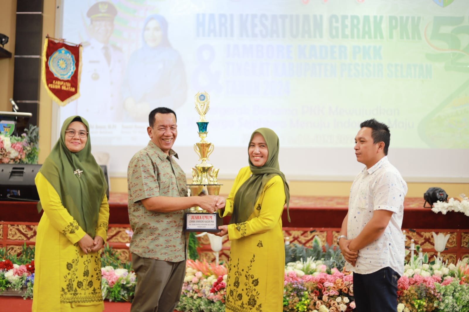 IV Jurai Juara Umum Jambore Kader PKK Tingkat Kabupaten