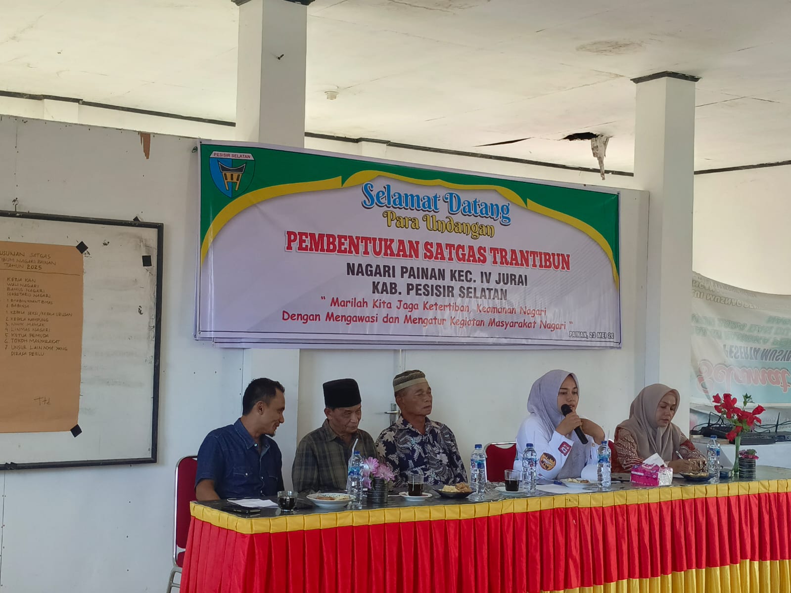 Pembentukan Satgas Trantibum Nagari di Kecamatan IV Jurai Ditargetkan Rampung Akhir Mei 2025