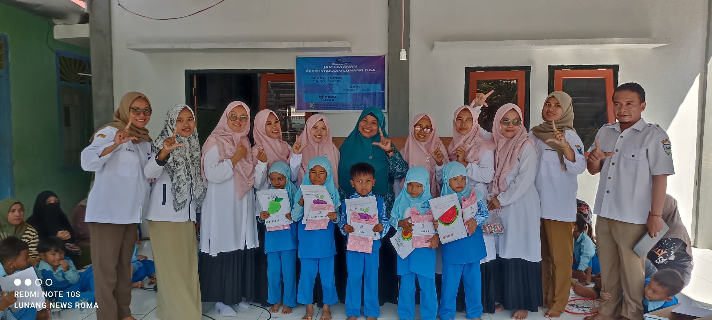 Bunda PAUD Kecamatan Lunang Ajak Anak TK Mekar Jaya Gemar Membaca Lewat Dongeng