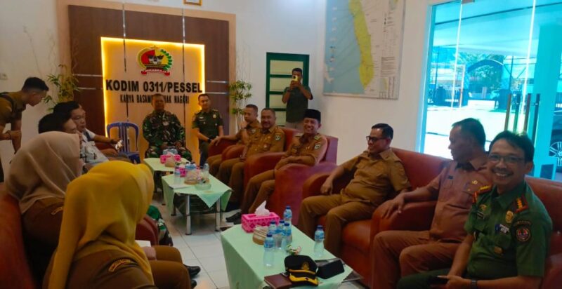 Pemkab Pessel Dukung Penuh Pembangunan Yonif TP di Wilayah Kodim 0311