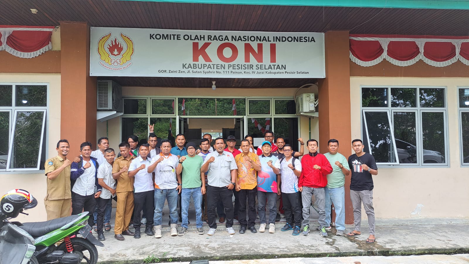 Rapat Perdana KONI Pessel, M. Adli Tegaskan Komitmen Majukan Olahraga Daerah