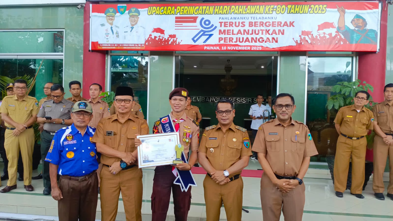 Pessel Berprestasi di Raimuna Daerah VII Sumbar, Wabup Risnaldi Beri Apresiasi