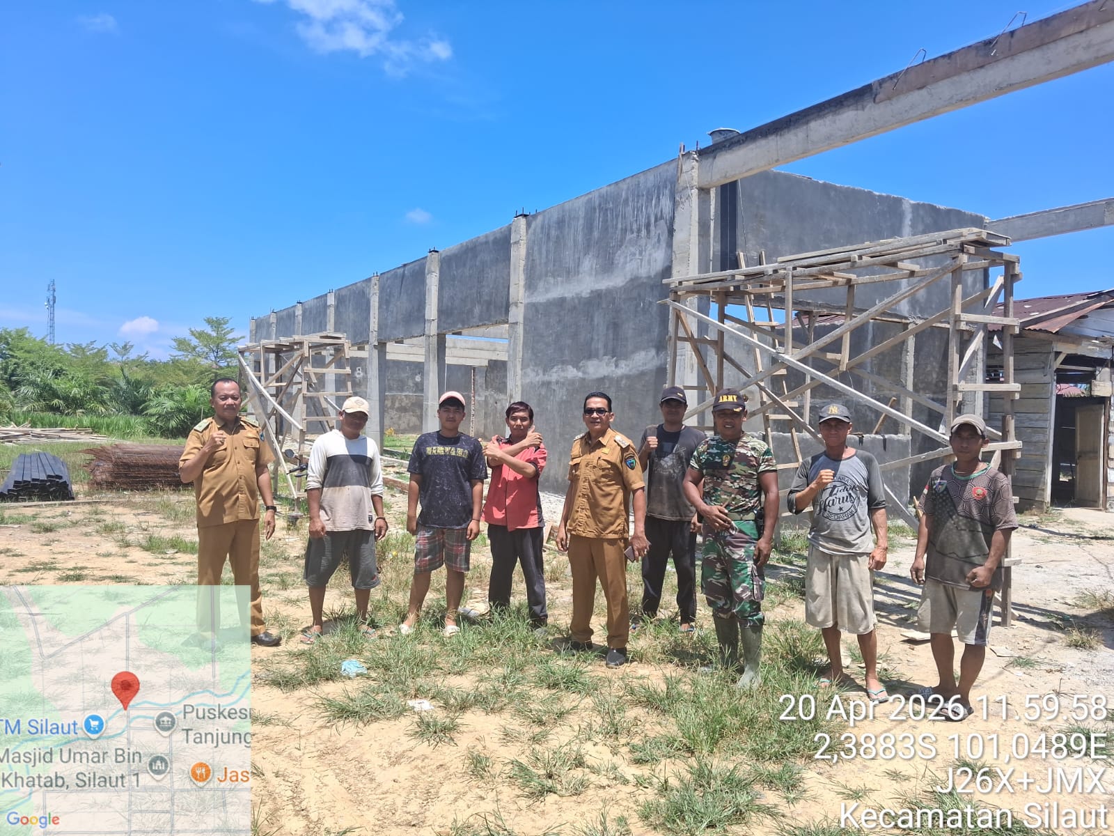 Progres Pembangunan Koperasi Desa Merah Putih Lubuk Bonta Capai 51 Persen