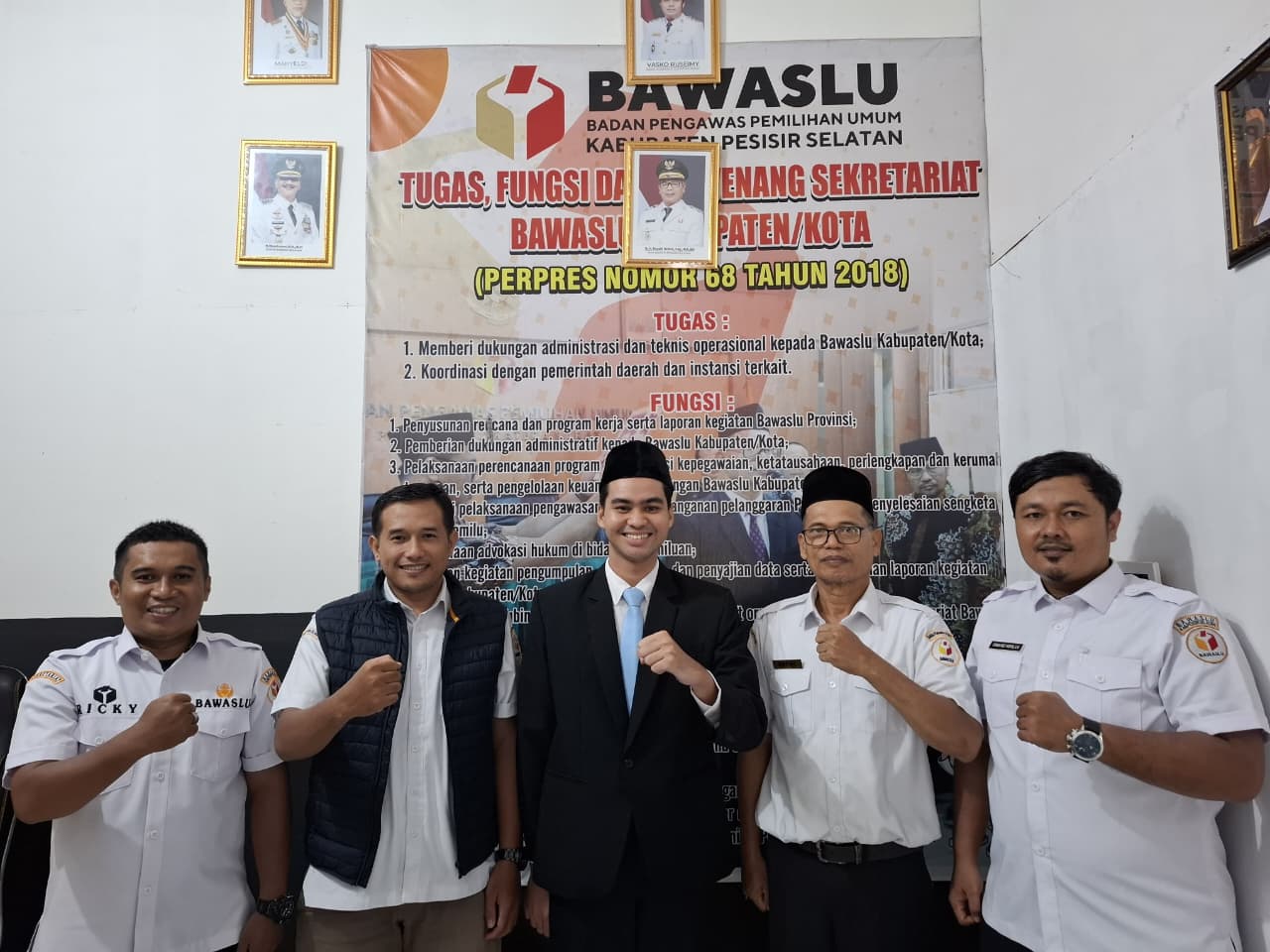 Bawaslu RI Lantik Dua Pejabat Struktural  Bawaslu Pesisir Selatan