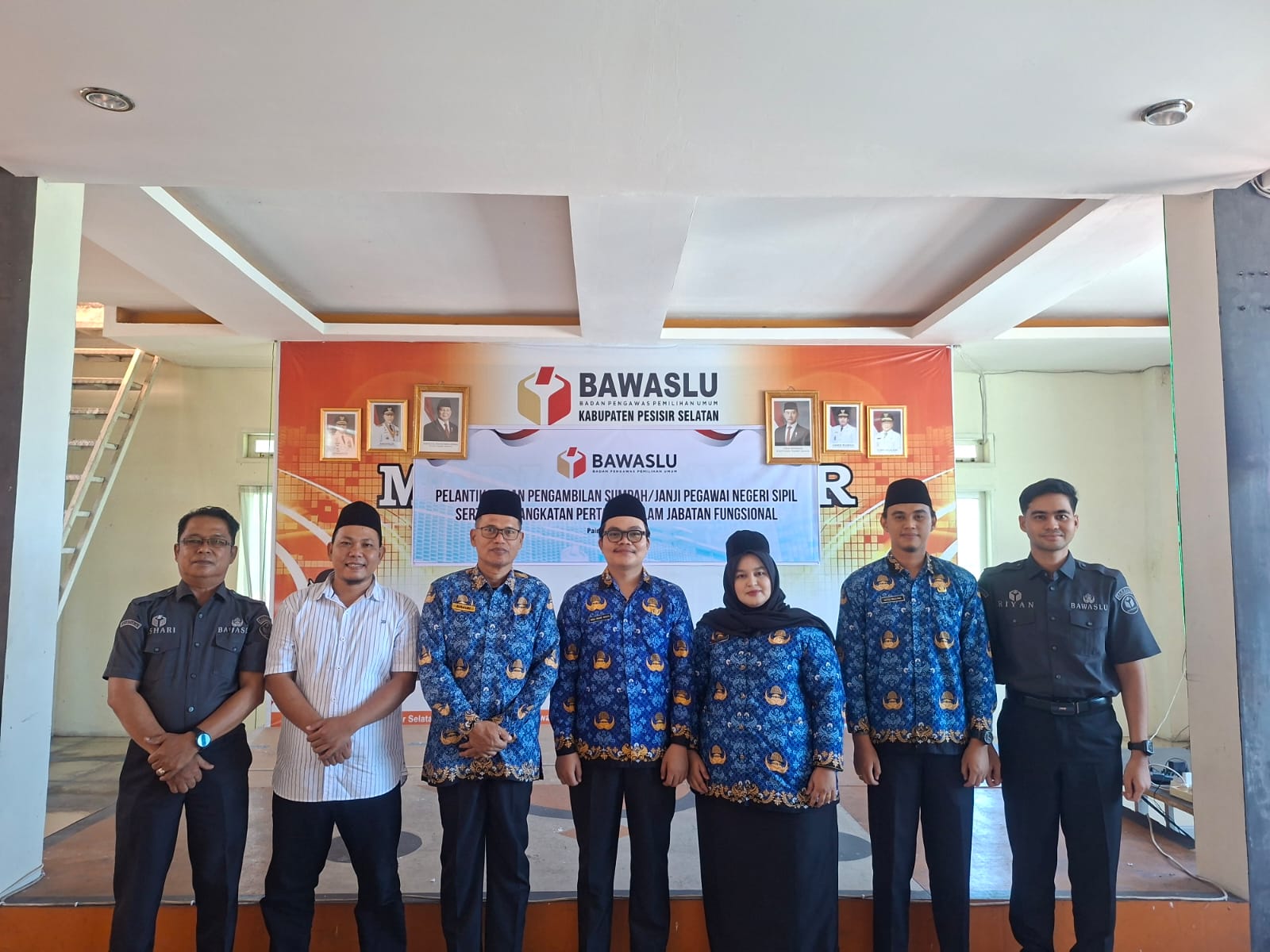 Bawaslu Pesisir Selatan Lantik 3 PNS Baru, Perkuat Pengawasan Pemilu yang Profesional