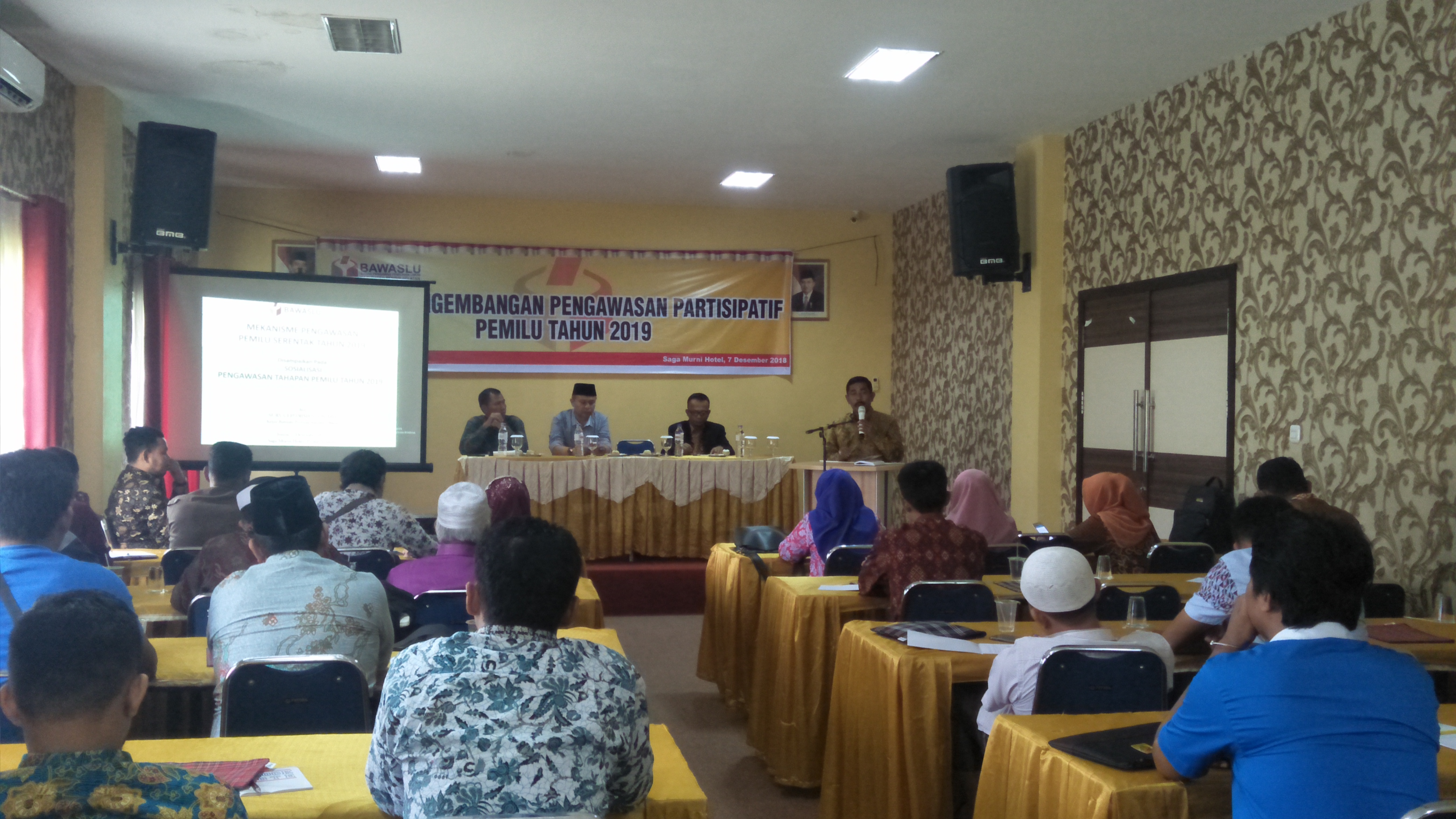 Bawaslu Pessel Gelar Rapat Sosialisasi Pengawasan Partisipatif Pemilu 2019
