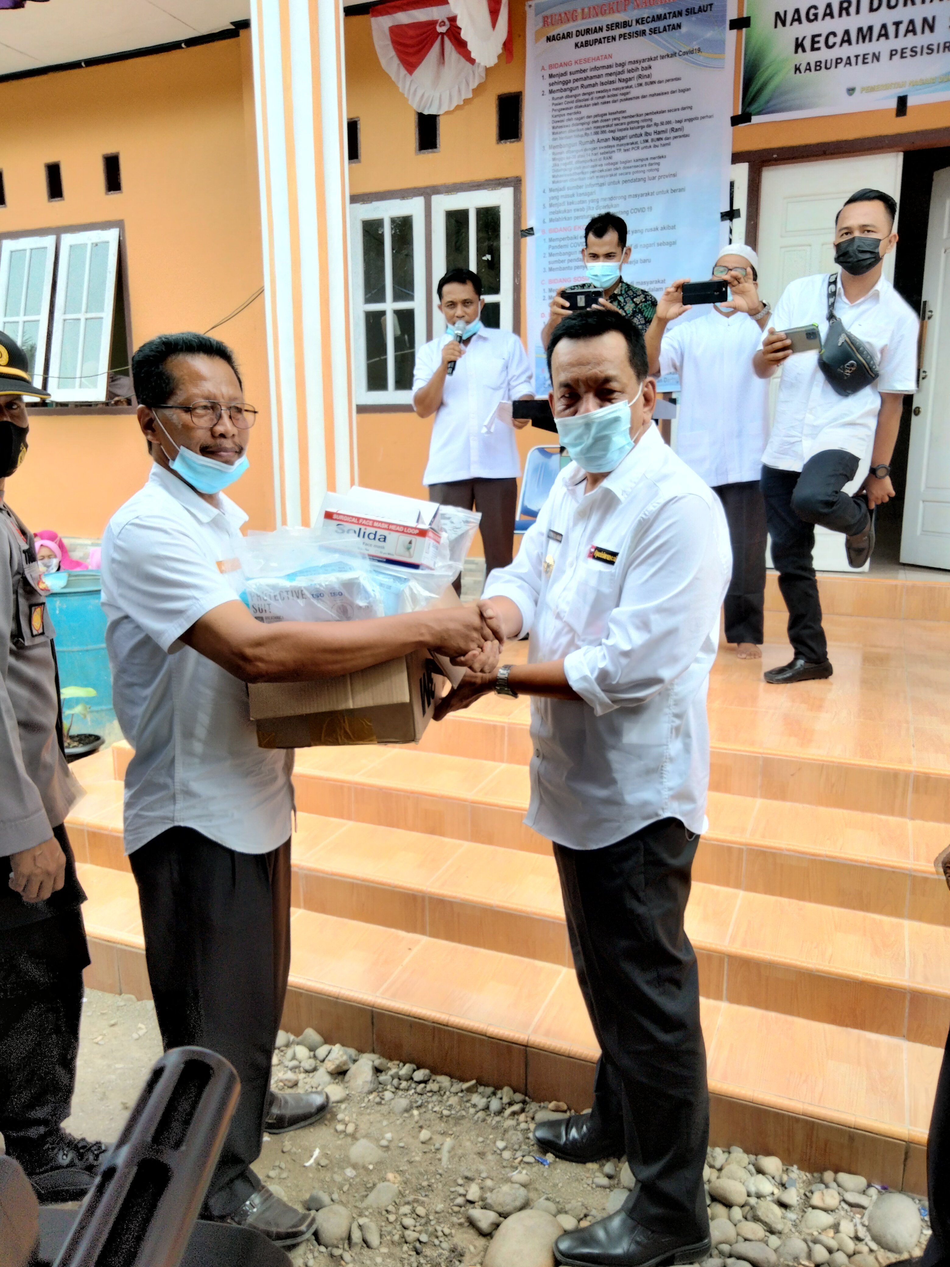 Bupati Resmikan Kampung Tageh di Nagari Durian Seribu Kec.Silaut
