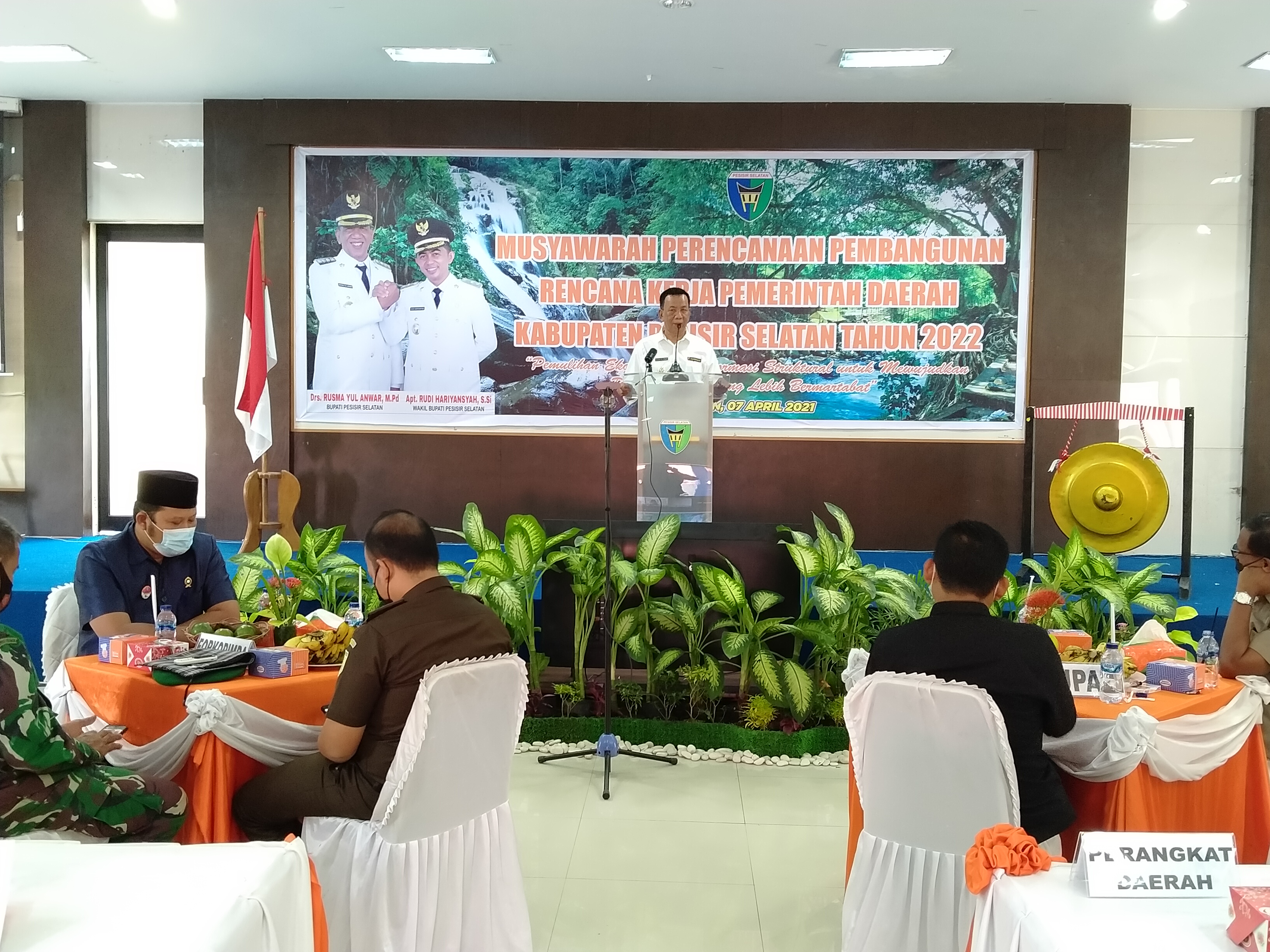 Bupati Buka Musrenbang RKPD Kabupaten Pesisir Selatan Tahun 2022