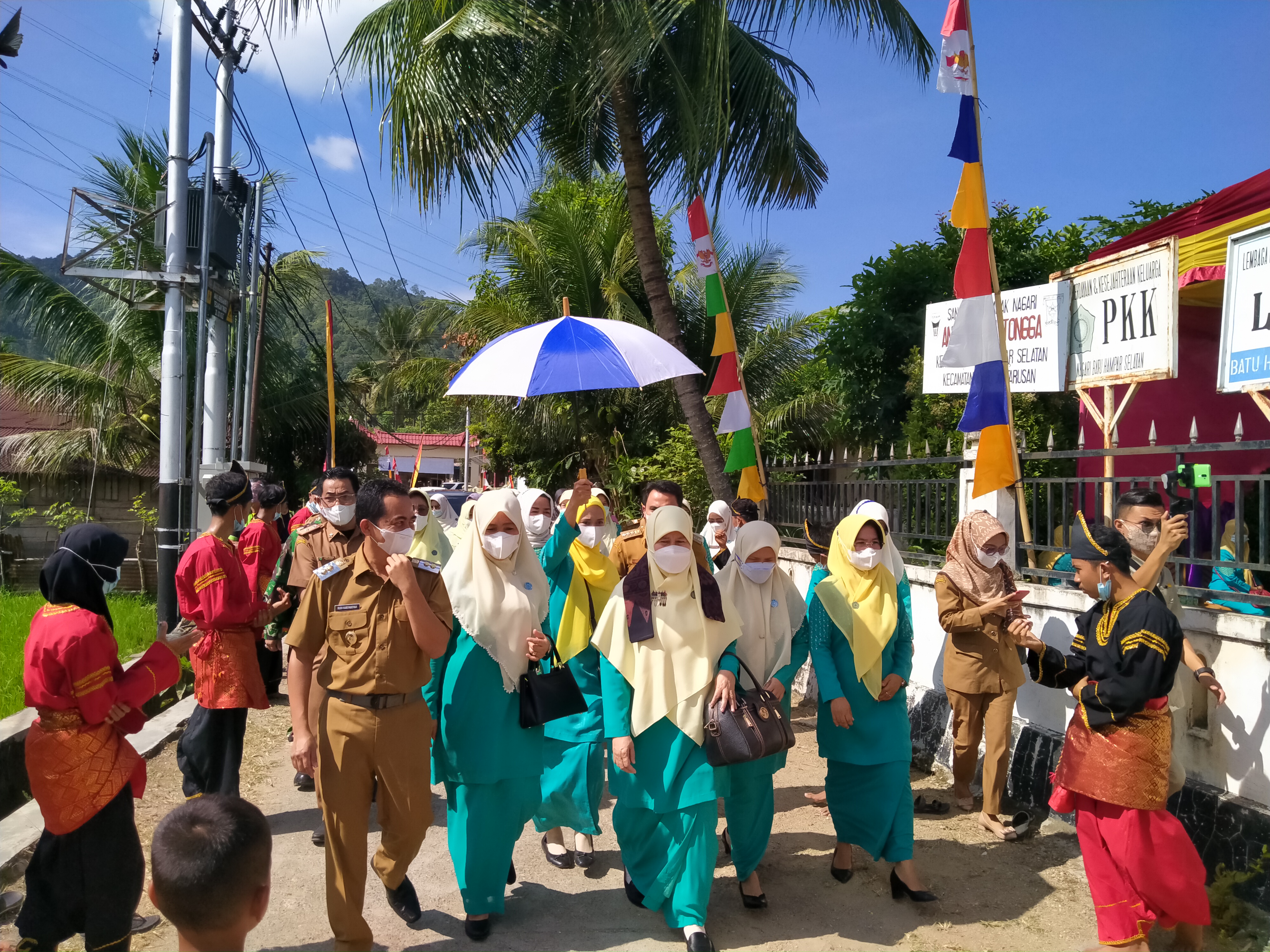 Tim Penggerak PKK Nagari Batu Hampar Selatan Dinilai Tim Penggerak PKK Provinsi Sumatera Barat