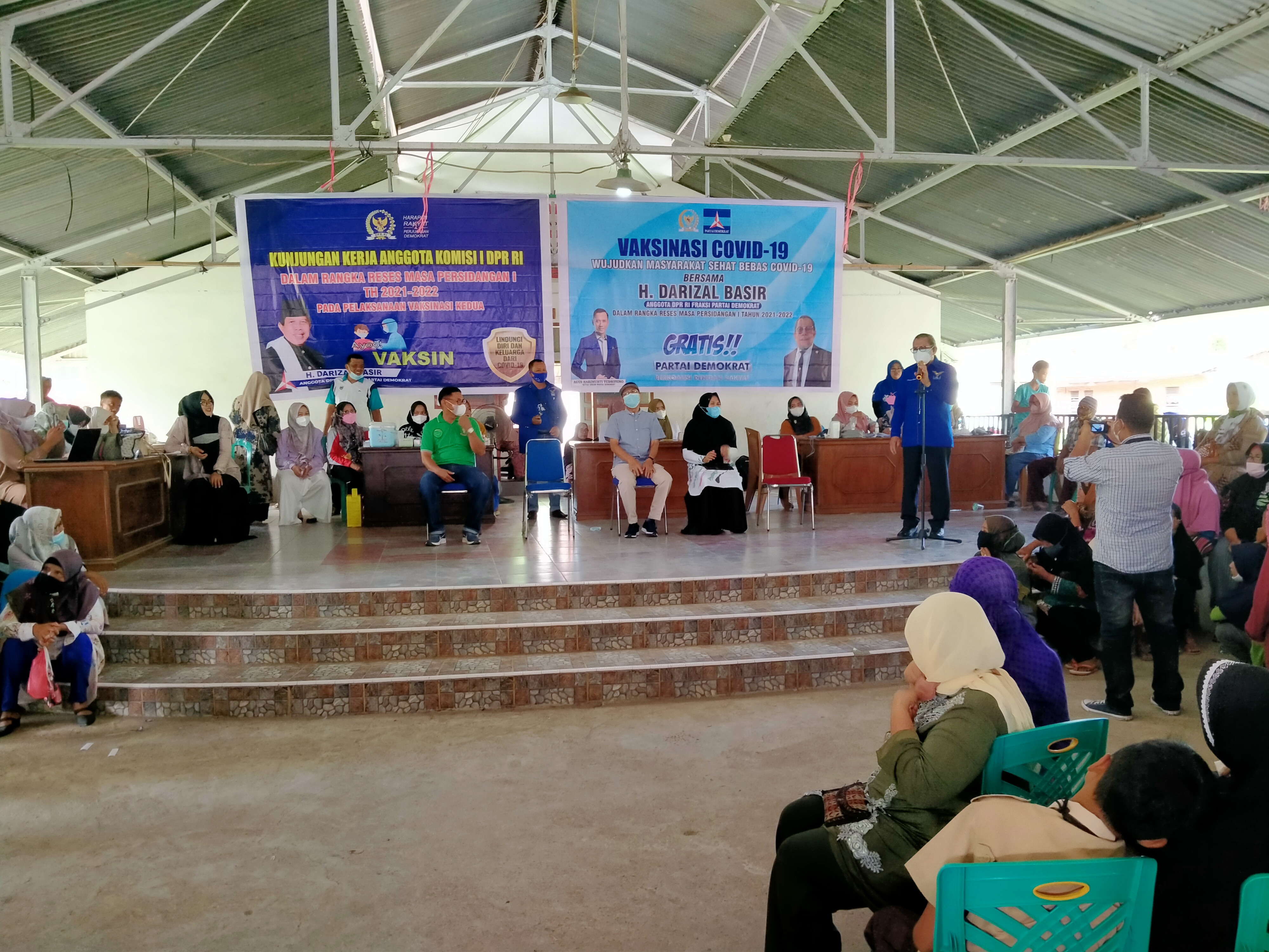 Anggota DPR RI Darizal Basir Gelar Vaksinasi Kedua Untuk Masyarakat