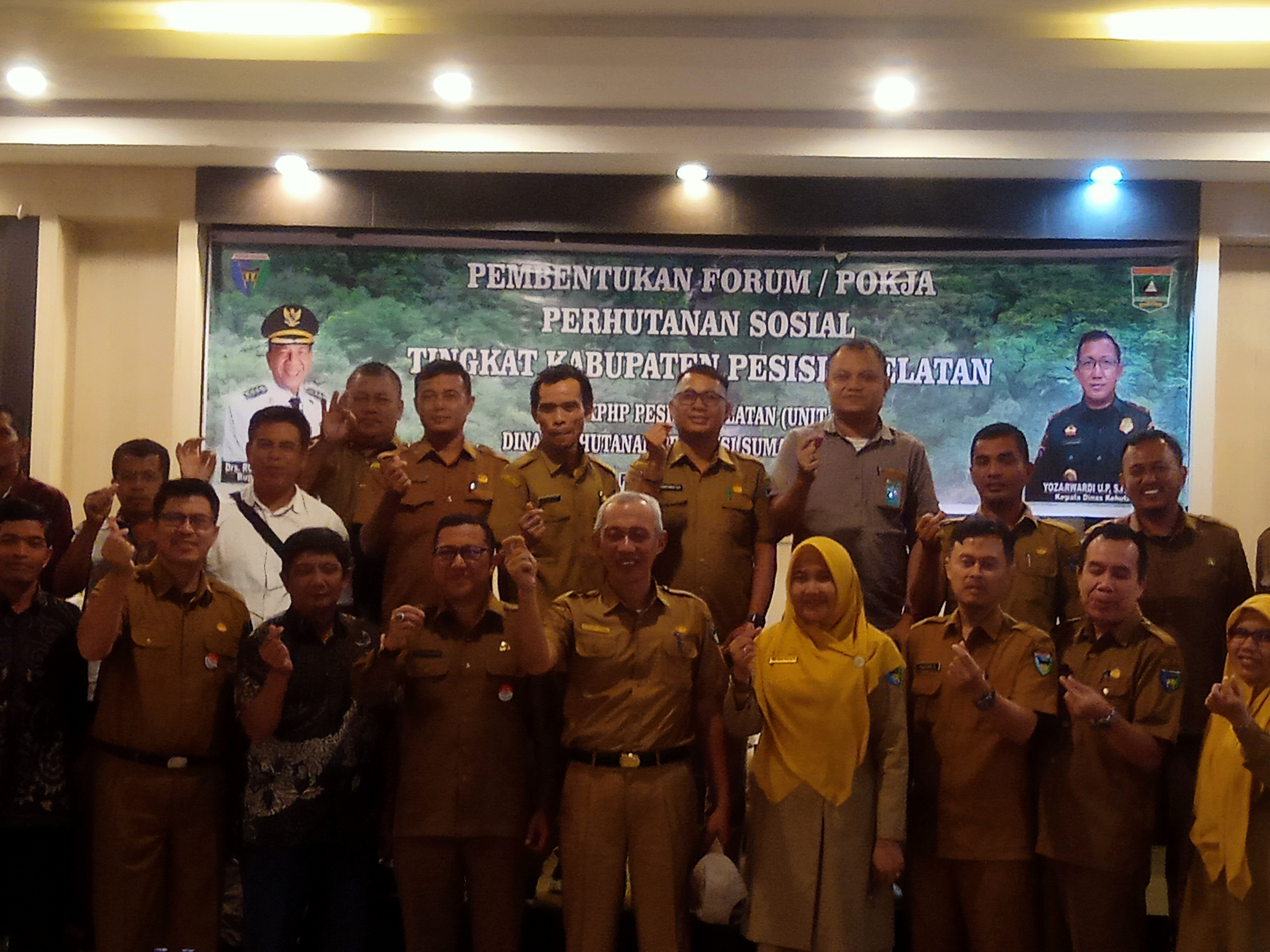 Pembentukan Pokja Percepatan Perhutanan Sosial di Kabupaten Pesisir Selatan