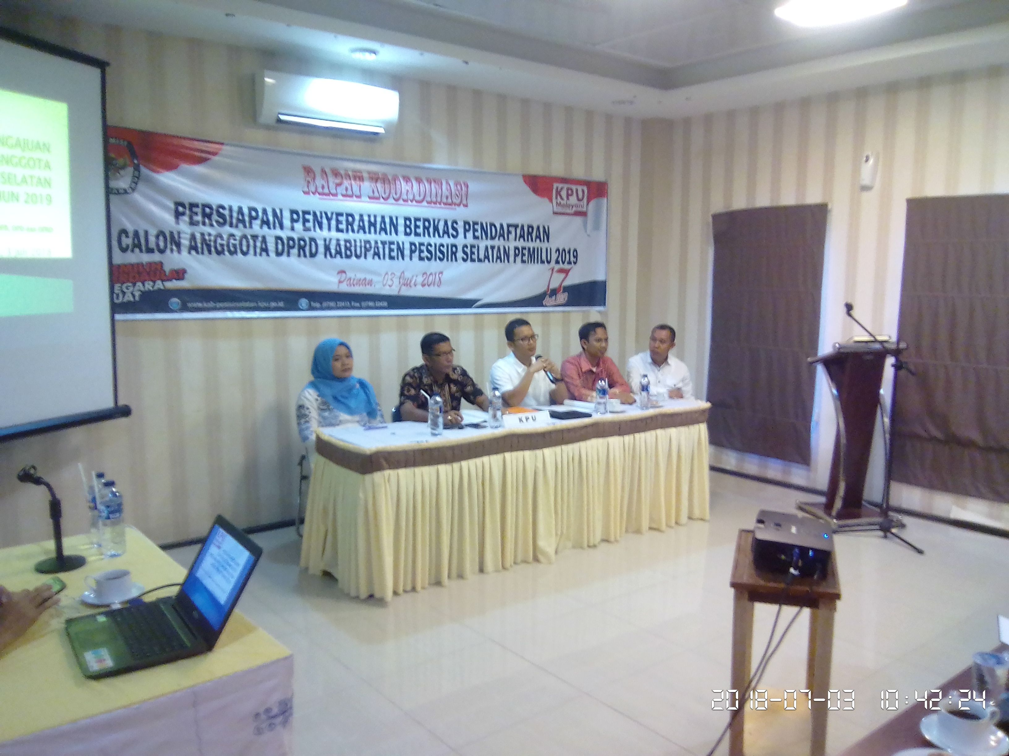 KPU Pessel, setiap Parpol harus memenui 30% kuota Perempuan
