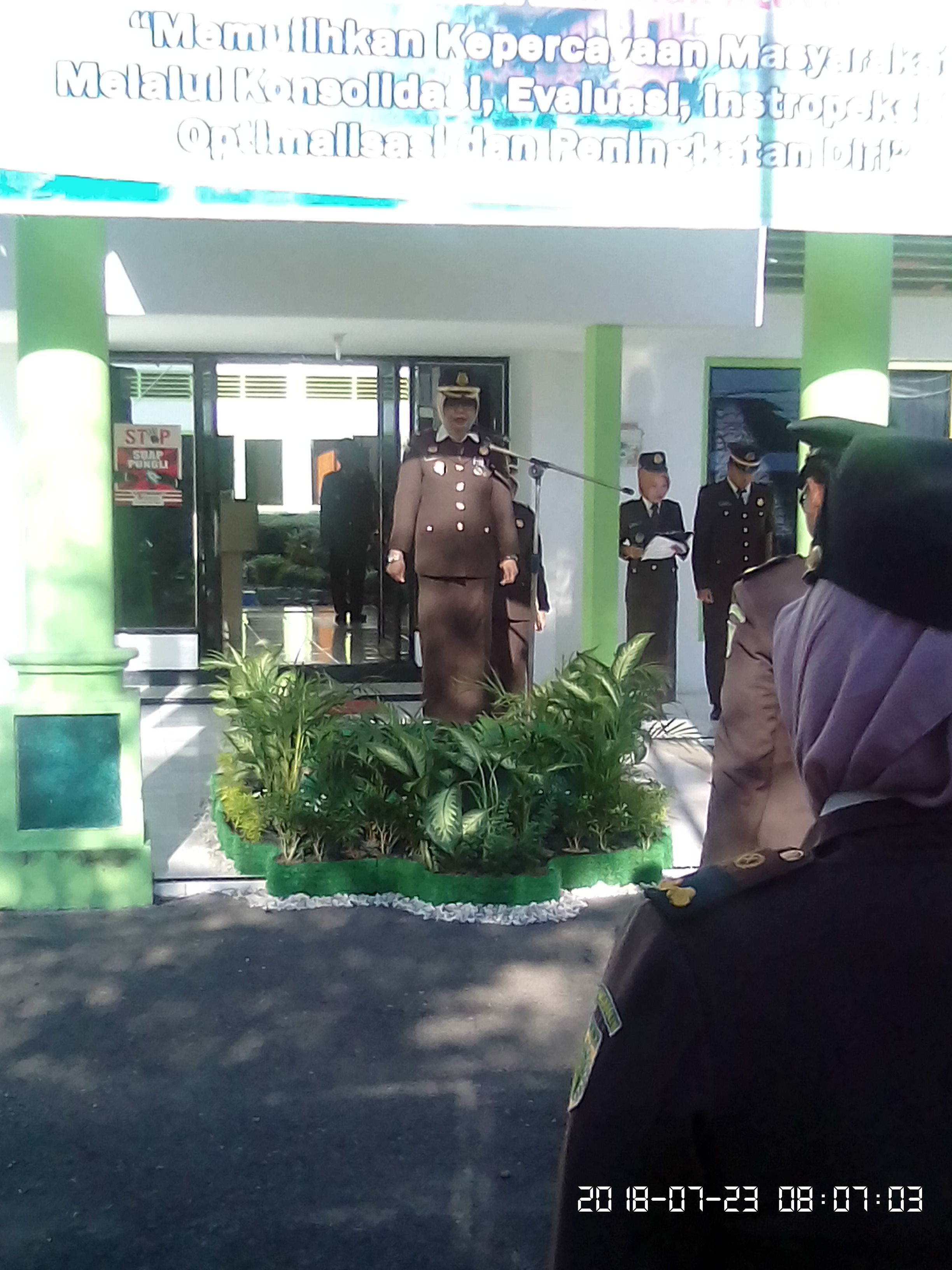 Kejari Pessel, laksanakan Upacara HUT Adyaksa Ke 58 tahun