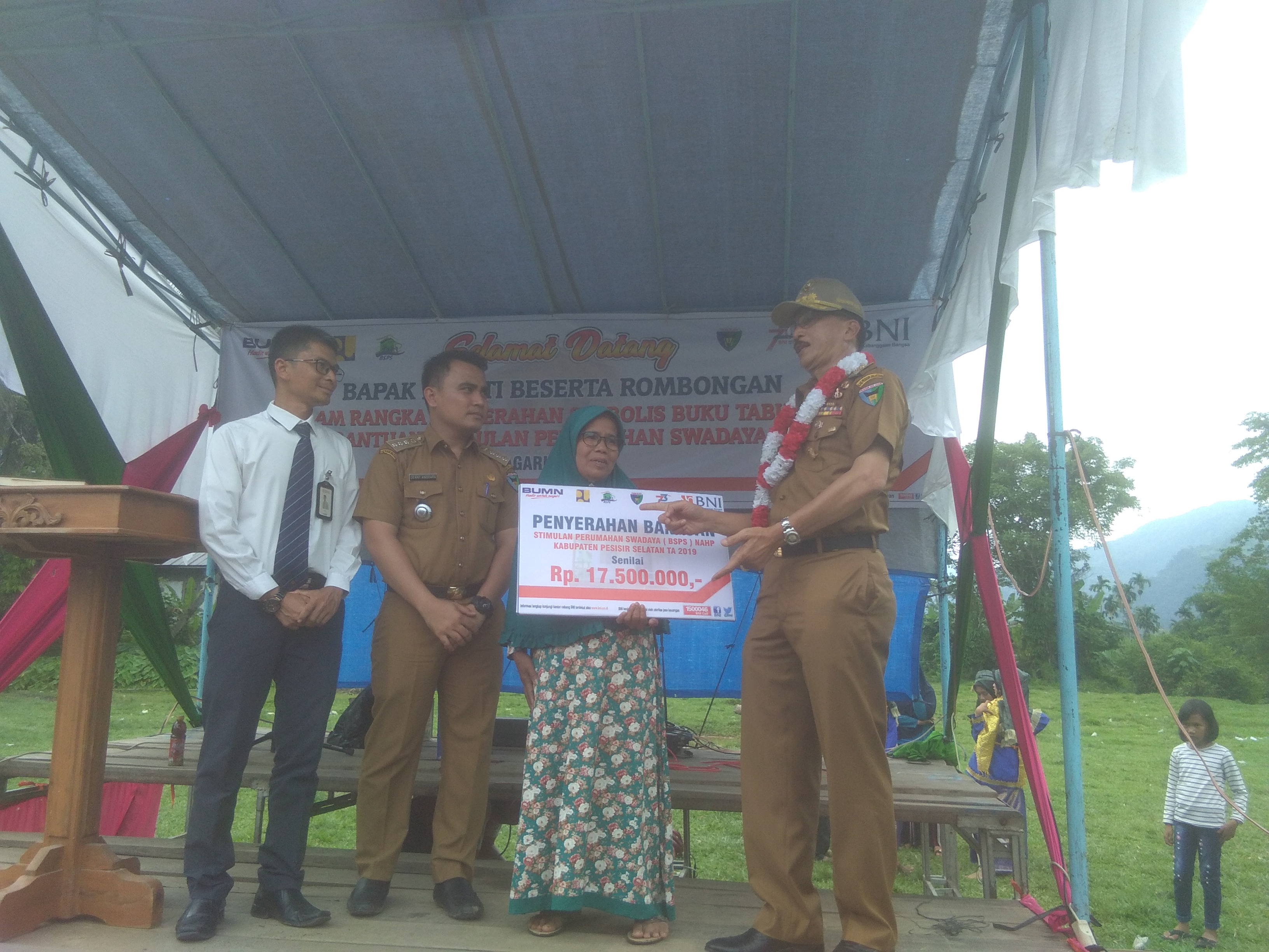 Bupati Ucapkan Terimakasih Atas Perhatian Pemerintah Pusat Dalam Pengentasan RTLH