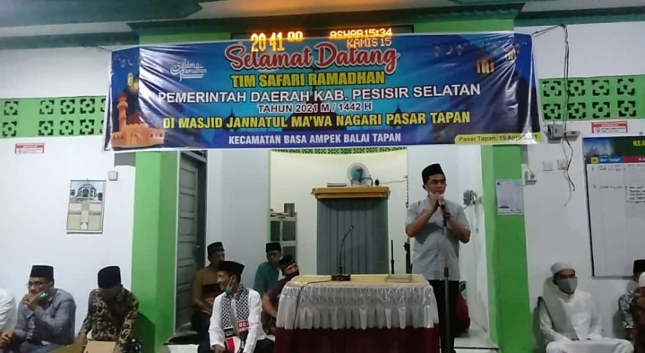 Wabup Rudi Hariansyah  Safari Ramadhan Khusus Di Tapan 