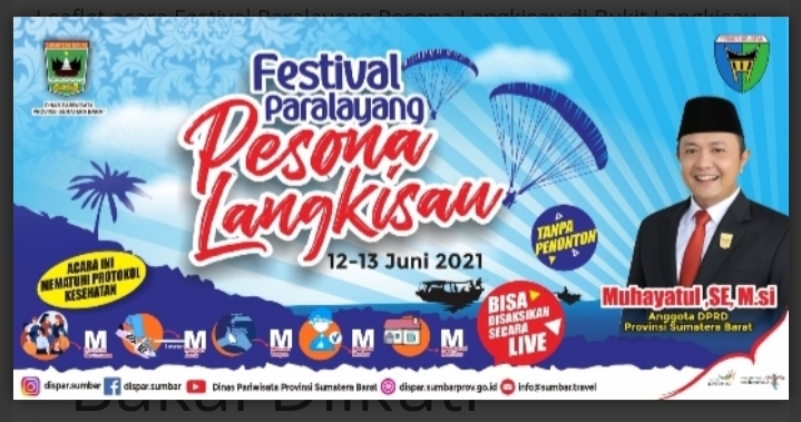 Festival Paralayang Pesona Langkisau Bakal Diikuti Ratusan Peserta