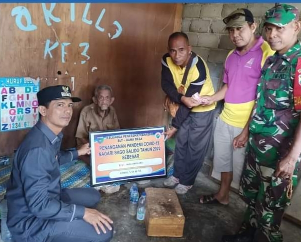Pemnag Sago Salido Salurkan Dana BLT Untuk 3  Bulan Pada Masyarakat 