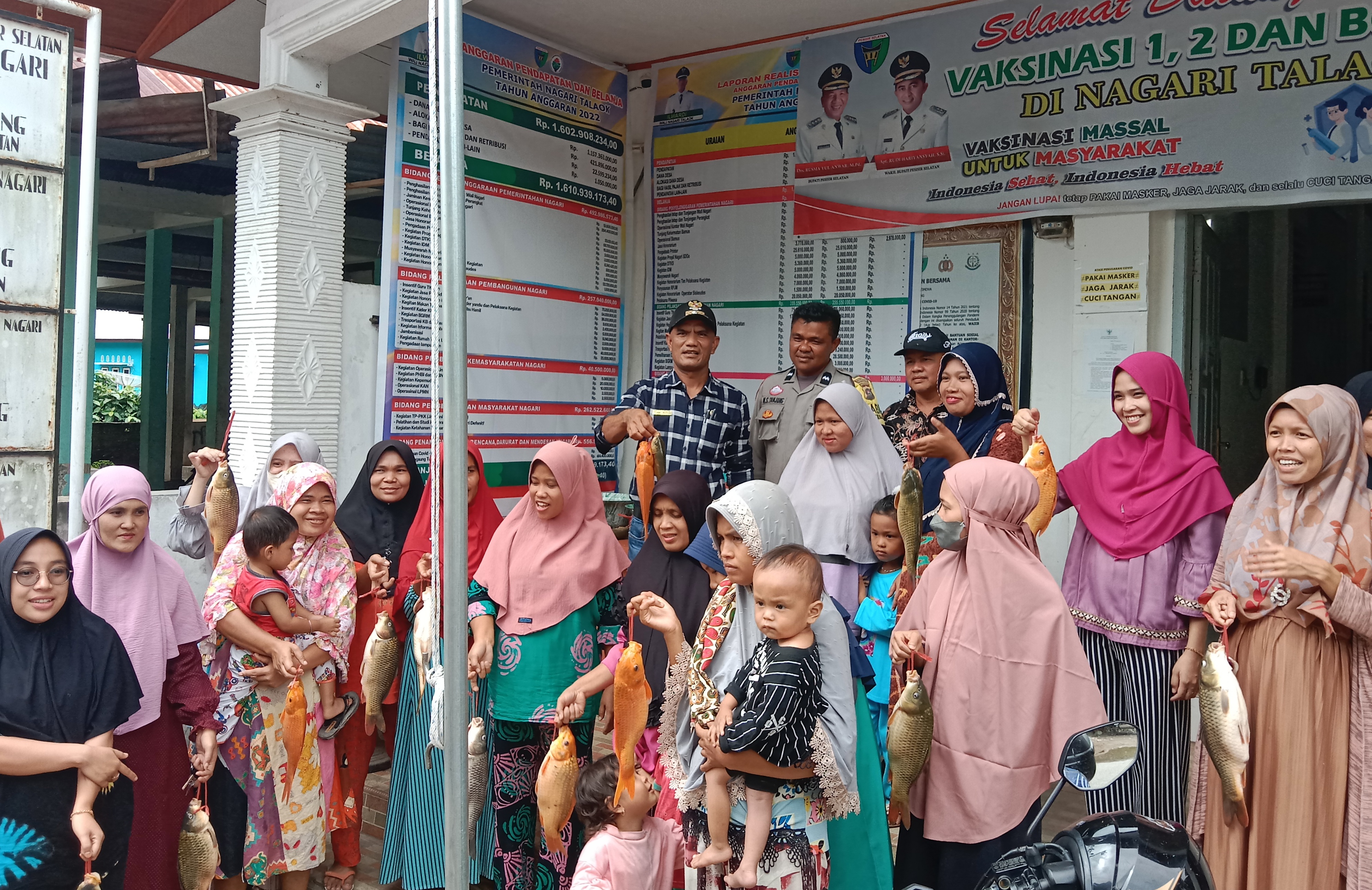 Cegah Stunting Nagari Talaok Di Pessel, Salurkan Hasil Ketahanan Pangan Pada Ibu Hamil Dan Menyusui