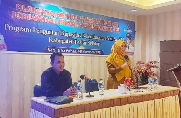 Tahun 2022 Ini, Pemkab Pessel Alokasikan Penguatan Kapasitas Kelembagaan IKM Rp 1,9 Miliar