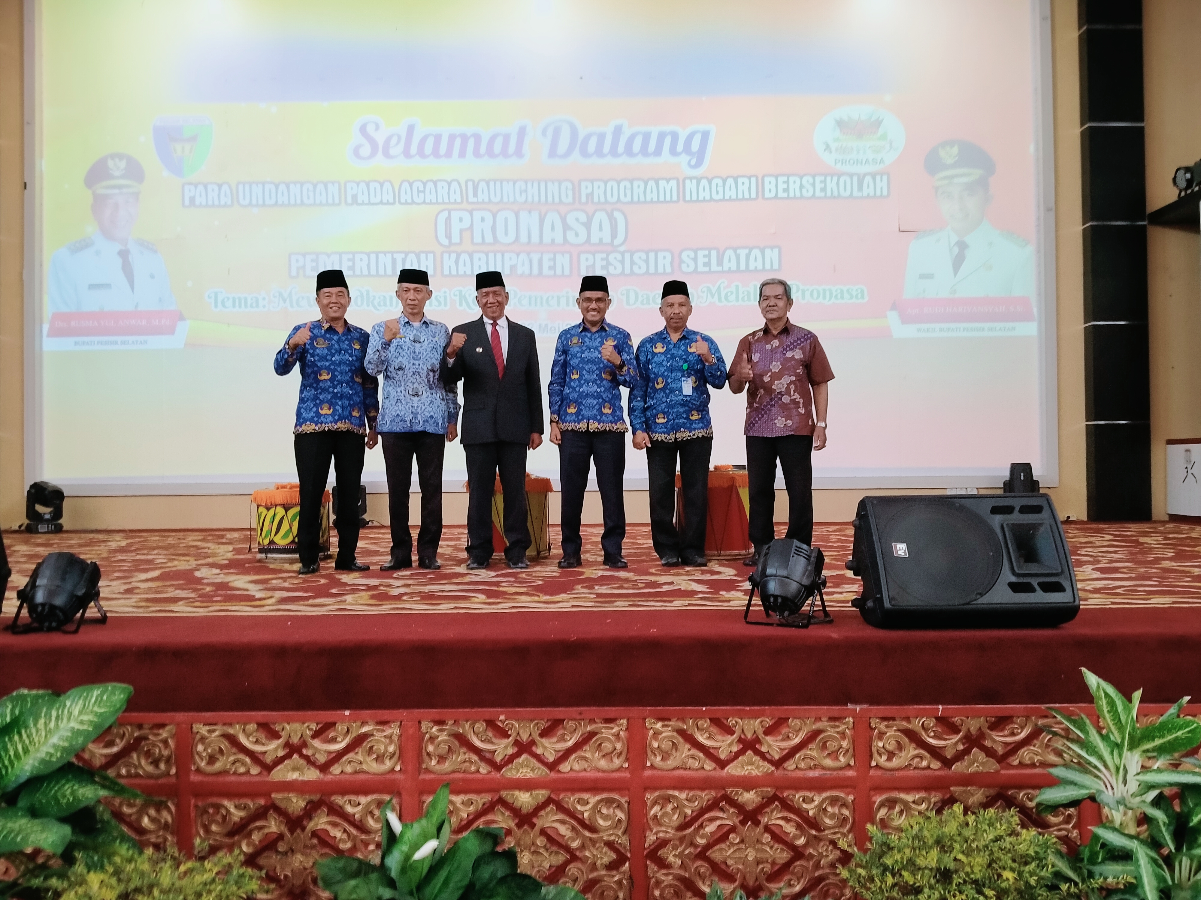 Bupati Rusma Yul Anwar Launching Program Nagari Bersekolah 
