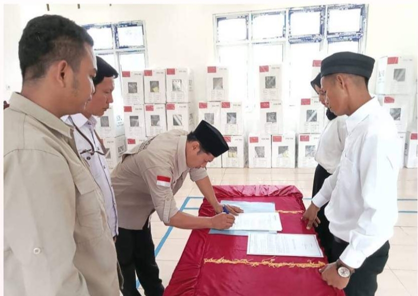 Jelang PSU Anggota DPD RI Dapil Sumatera Barat, 1.640 PTPS se Kabupaten Pesisir Selatan Dilantik