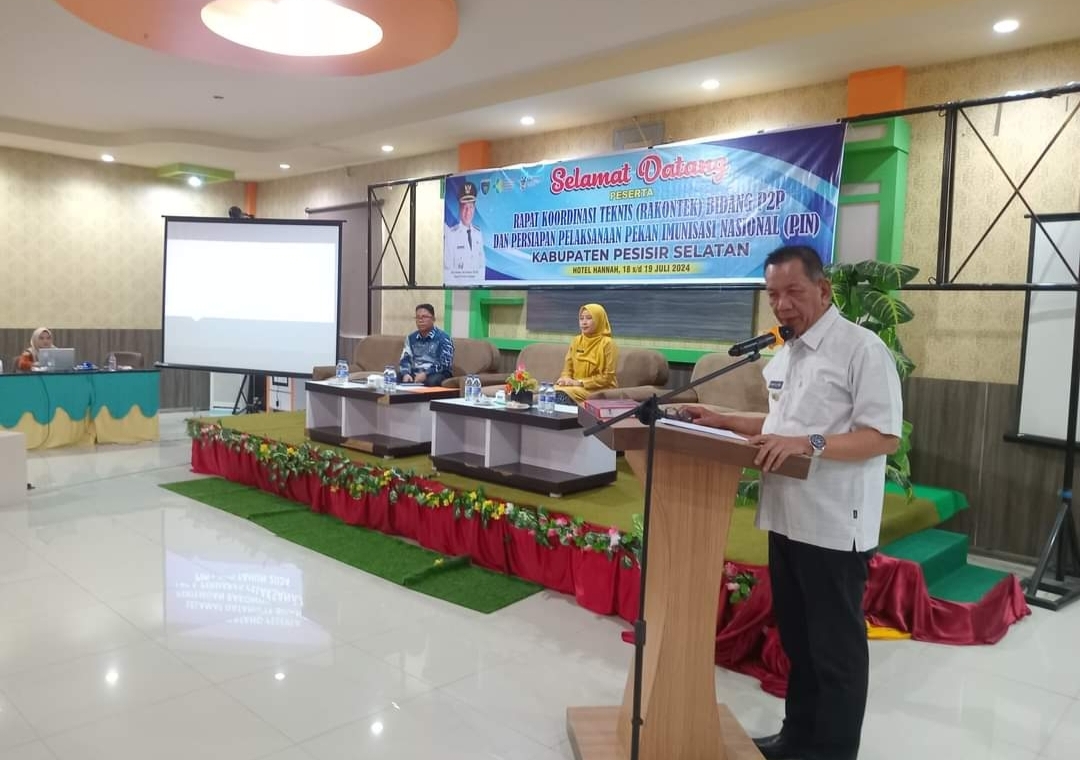 Bupati Buka Rakor Persiapan Pelaksanaan PIN di Kabupaten Pesisir Selatan