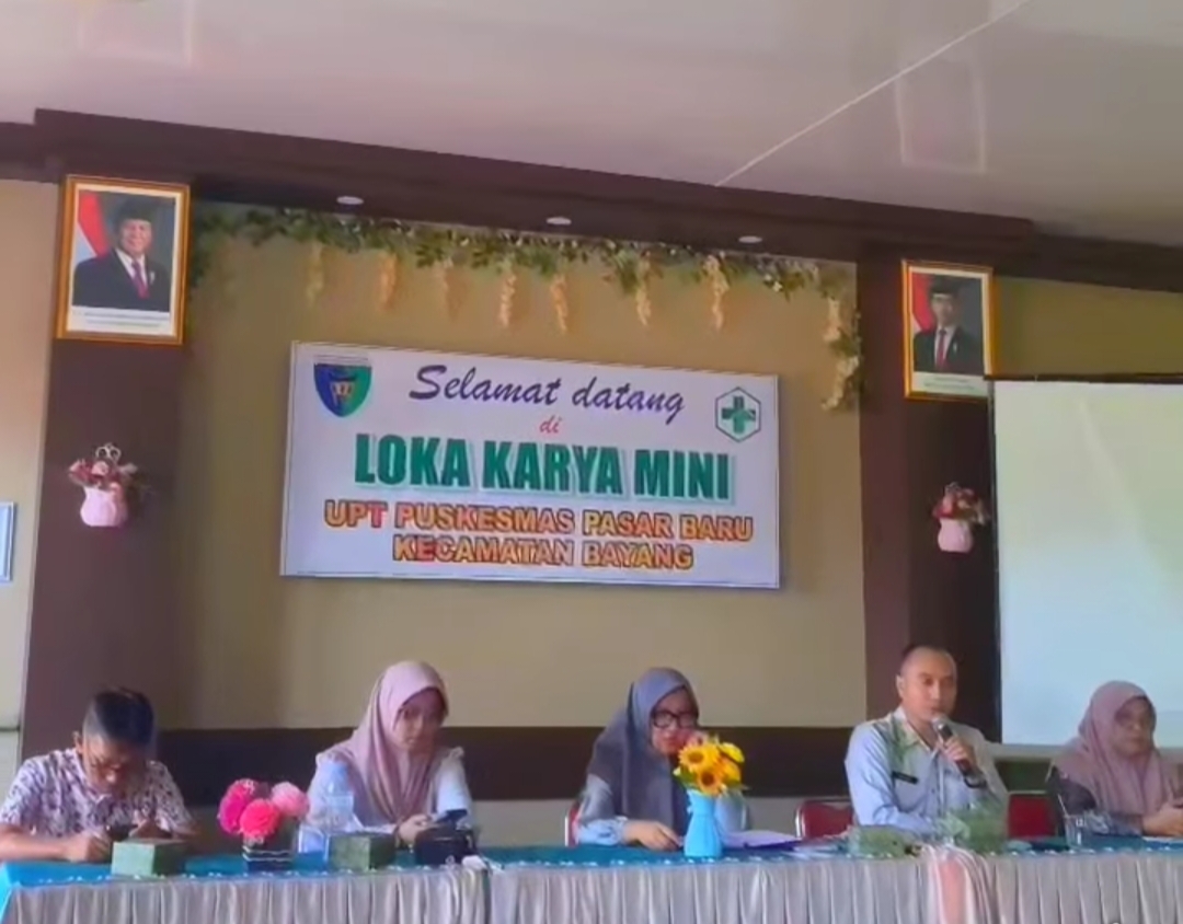 Evaluasi Program Kesehatan, Puskesmas Pasar Baru Gelar Lokmin Bulanan