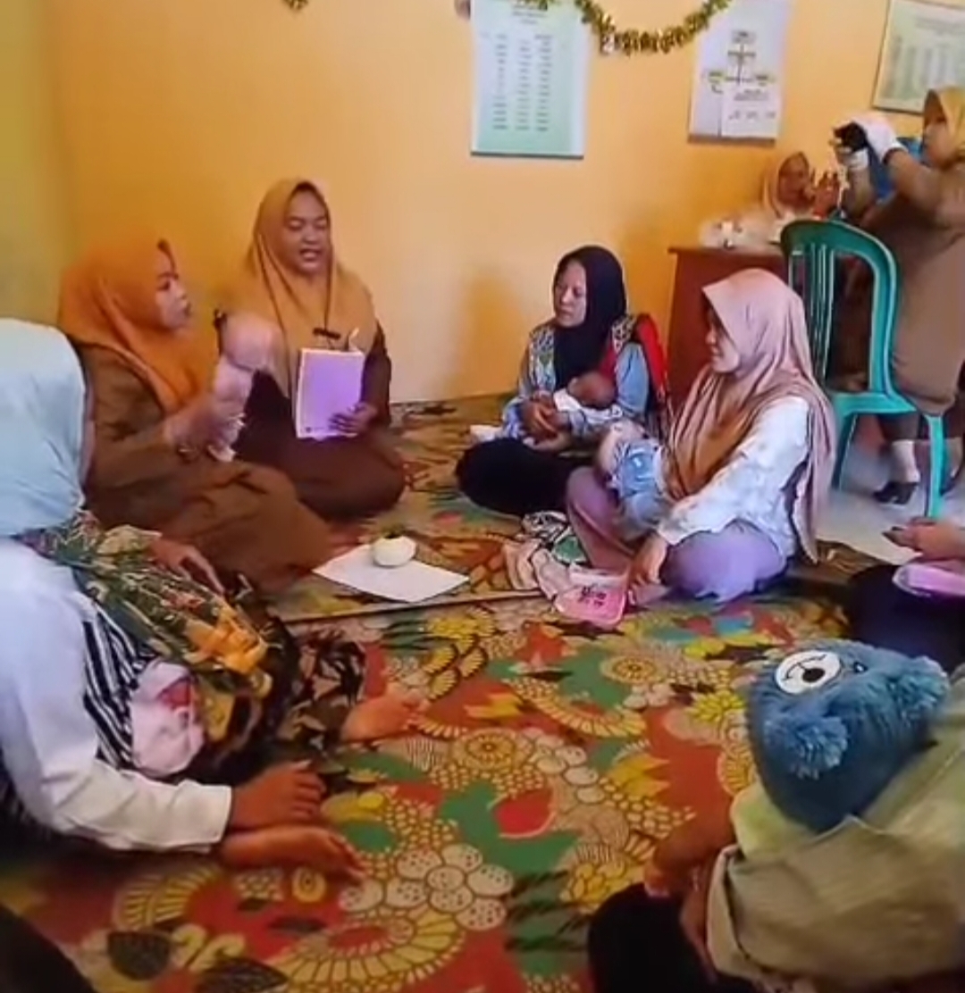Pemantauan Pemberian ASI Eksklusif pada Bayi Dilakukan Puskesmas Tanjung Beringin
