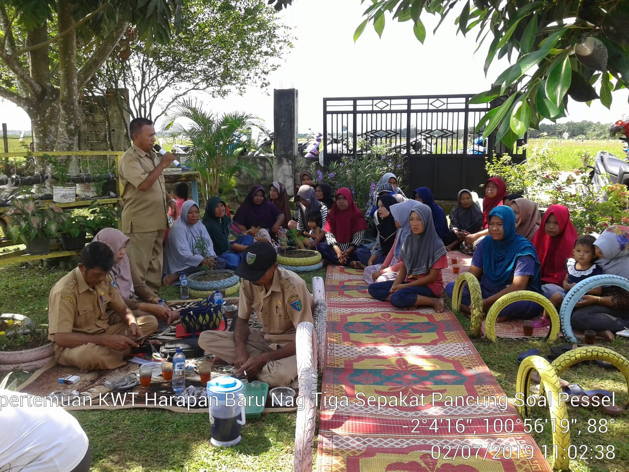 Dinas Pangan Monev KWT Penerima Manfaat Dana Bantuan Pemerintah Tahun 2019