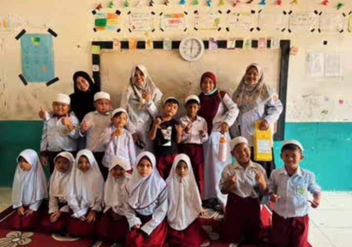 Puskesmas Tanjung Beringin Laksanakan BIAS di MI An-Nuur Lunang