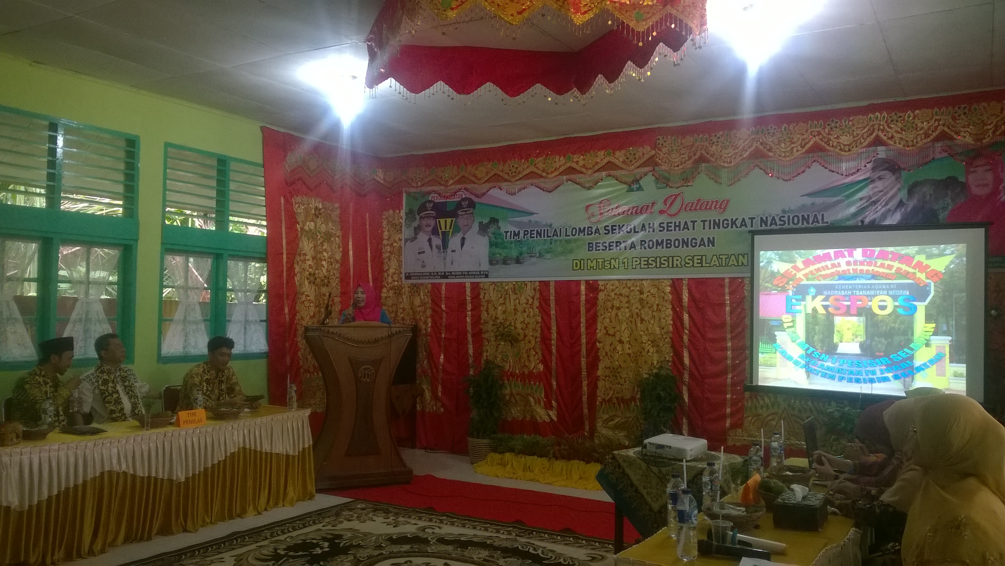 MTsN 1 Pesisir Selatan Dikunjungi Tim Penilai Nasional