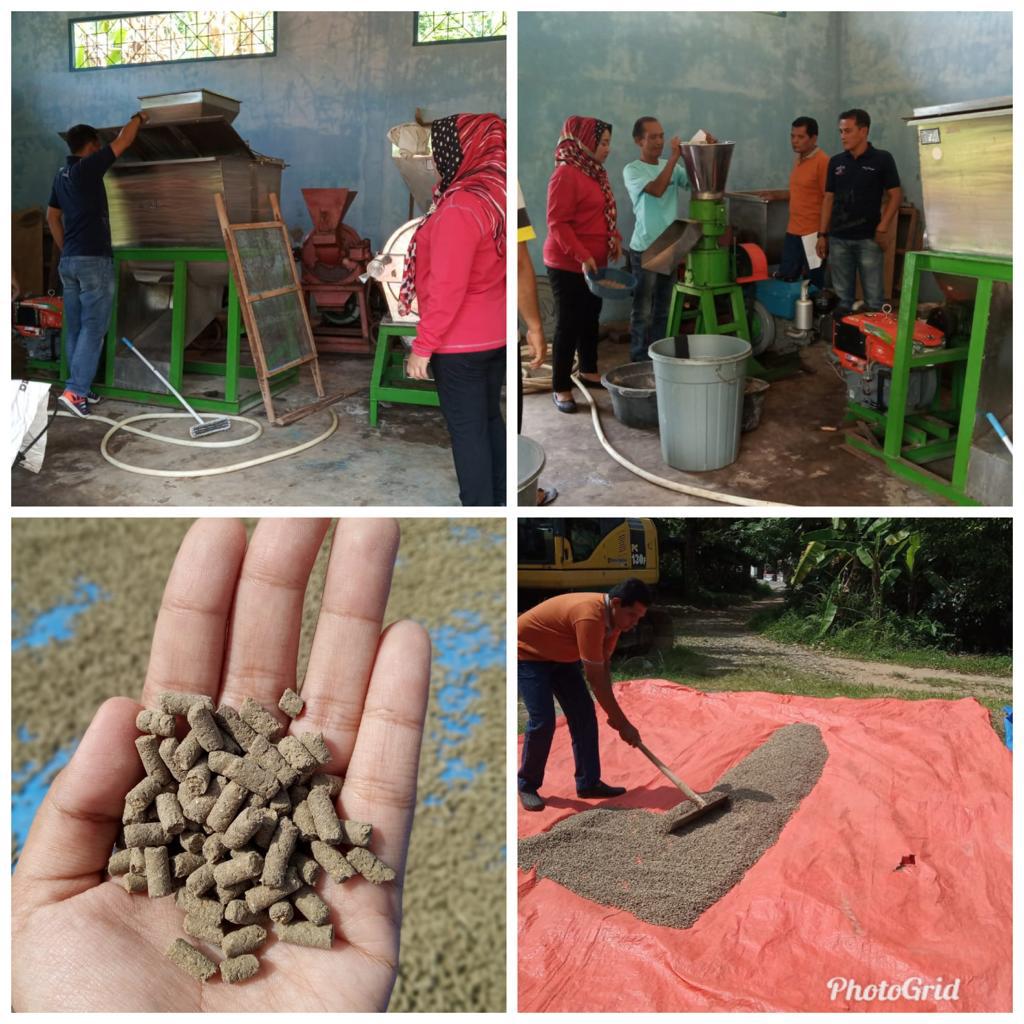 Dinas Perikanan Lakukan Ujicoba Pembuatan Pakan Ikan