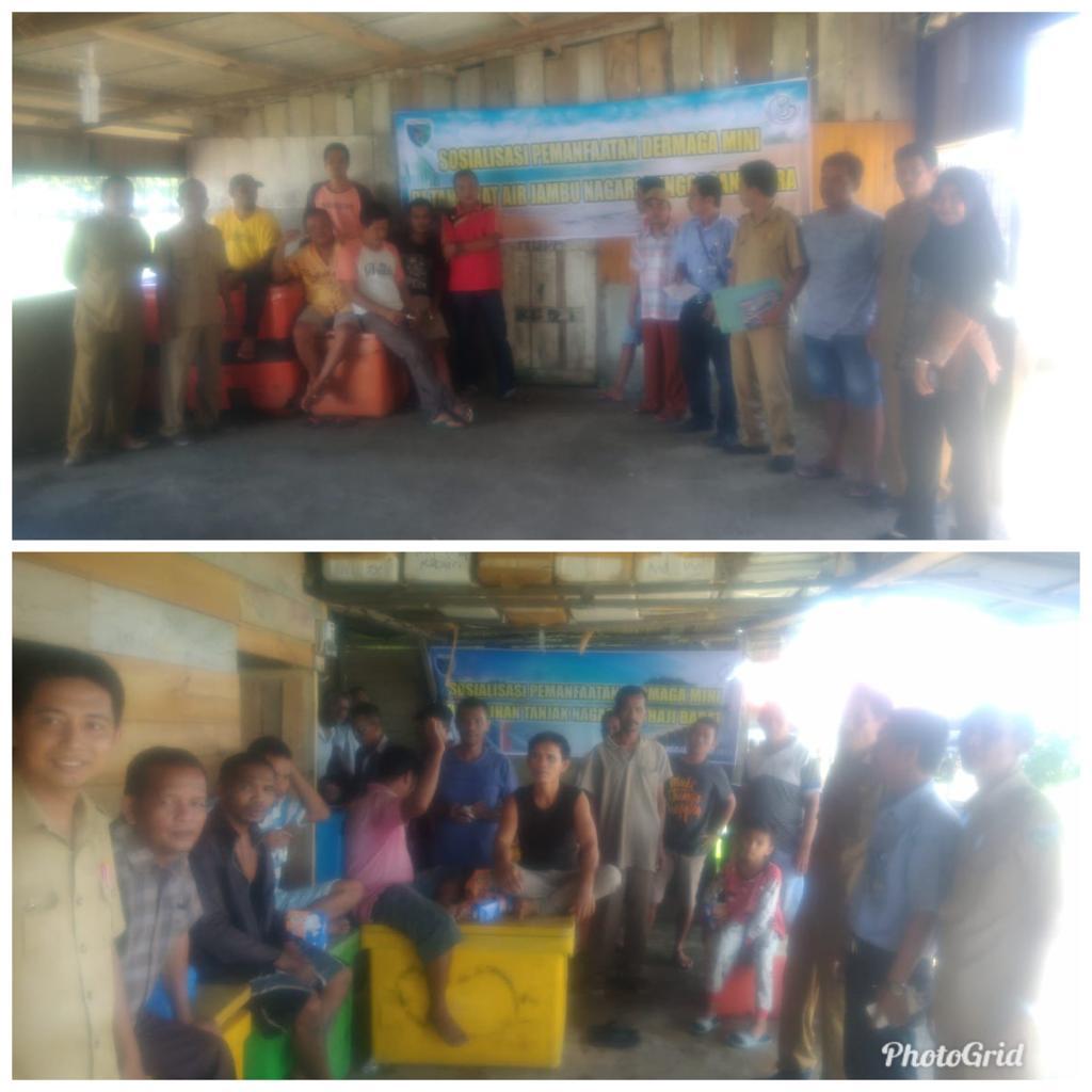 Dinas Perikanan Gelar Sosialisasi Pemanfaatan Dermaga Mini