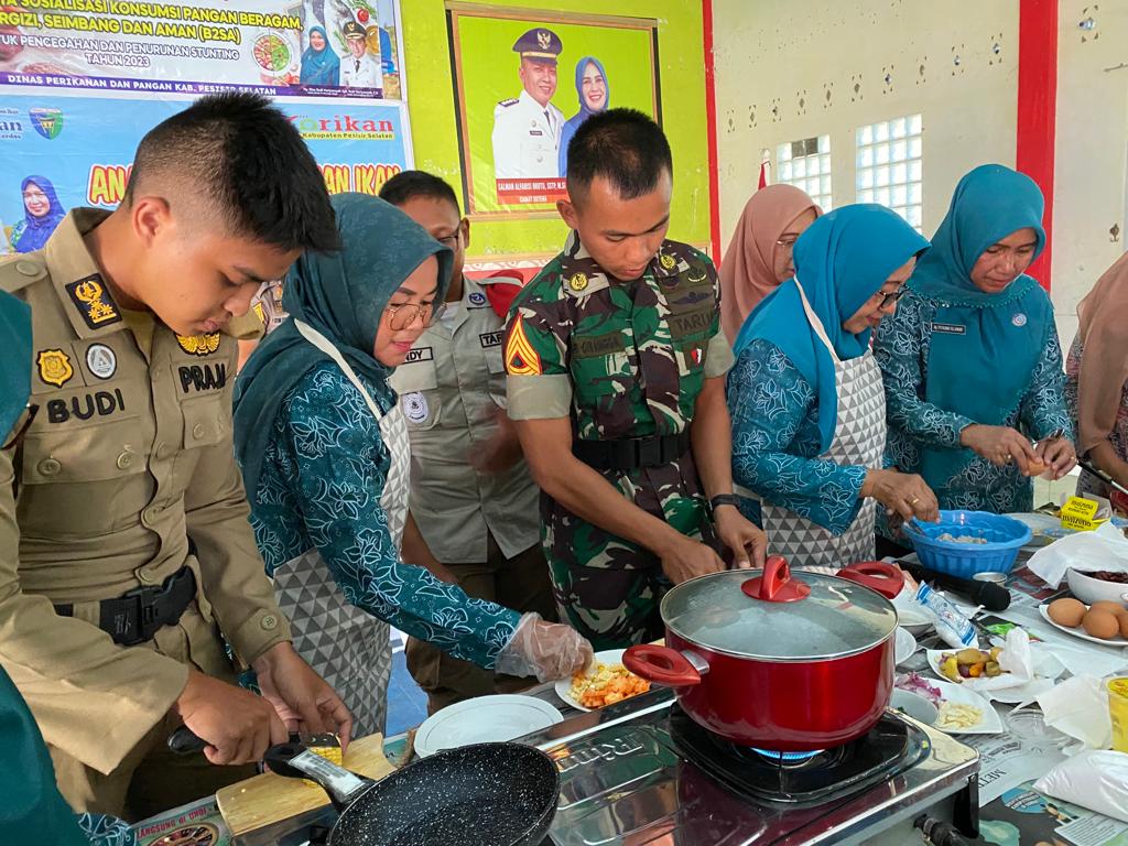 Sinergi Dengan Kegiatan Latsitardanus XLIII dan TP PKK Kabupaten, Dinas Perikanan dan Pangan Gelar Sosialisasi 