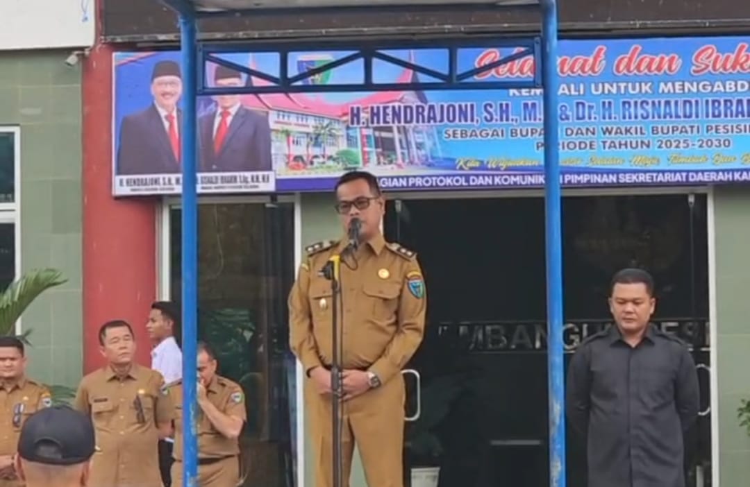 Wabup Risnaldi Ibrahim Kutip Pramoedya Ananta Toer di Apel Perdana: Jadilah Bagian dari Sejarah
