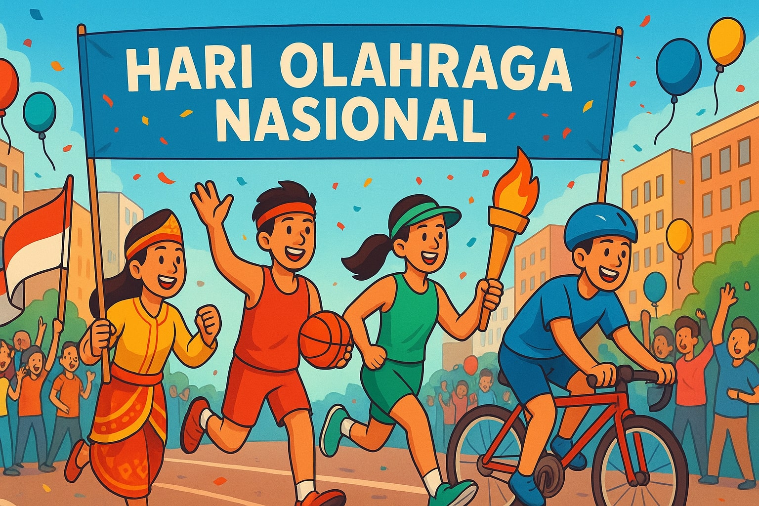 Hari Olahraga Nasional: Momentum Membangun Bangsa yang Sehat, Bugar, dan Berprestasi