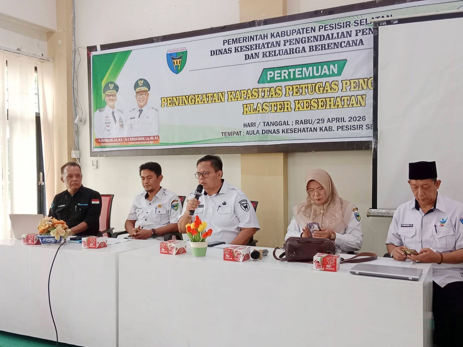 Dinas Kesehatan Pesisir Selatan Perkuat Kapasitas Petugas Puskesmas dalam Pengelolaan Bencana Klaster Kesehatan