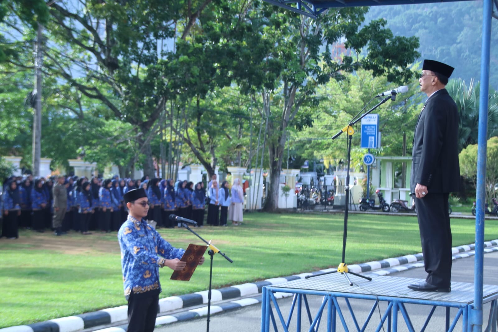 Pimpin Upacara Harkitnas ke-118, Bupati Hendrajoni Bacakan Pidato Menkomdigi Soal Kedaulatan Digital dan PP TUNAS