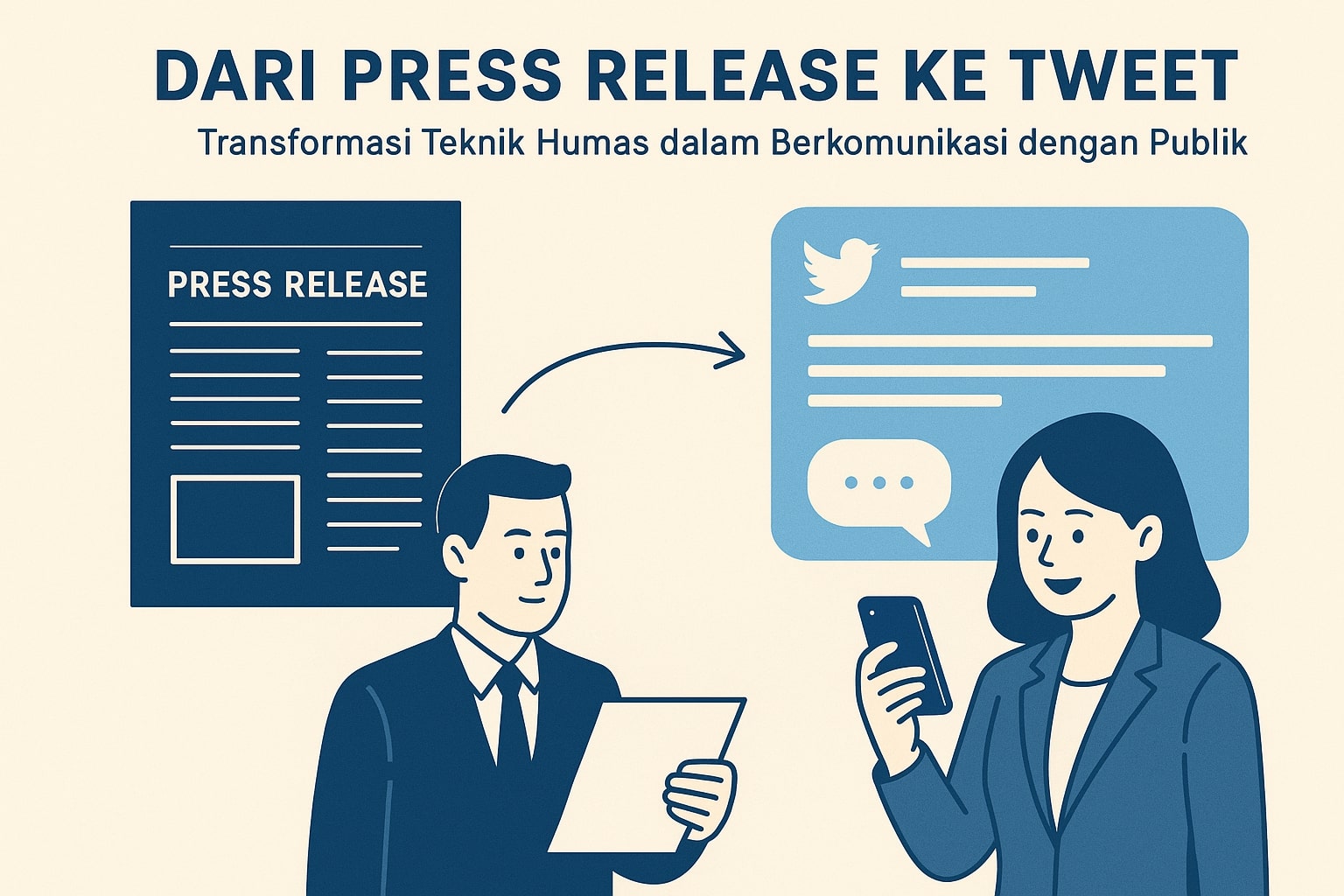 Dari Press Release ke Tweet: Transformasi Teknik Humas dalam Berkomunikasi dengan Publik.