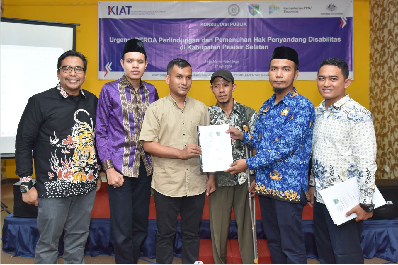 PPDI Pesisir Selatan Gelar Konsultasi Publik Urgensi PERDA Perlindungan dan Pemenuhan Hak Penyandang Disabilitas.