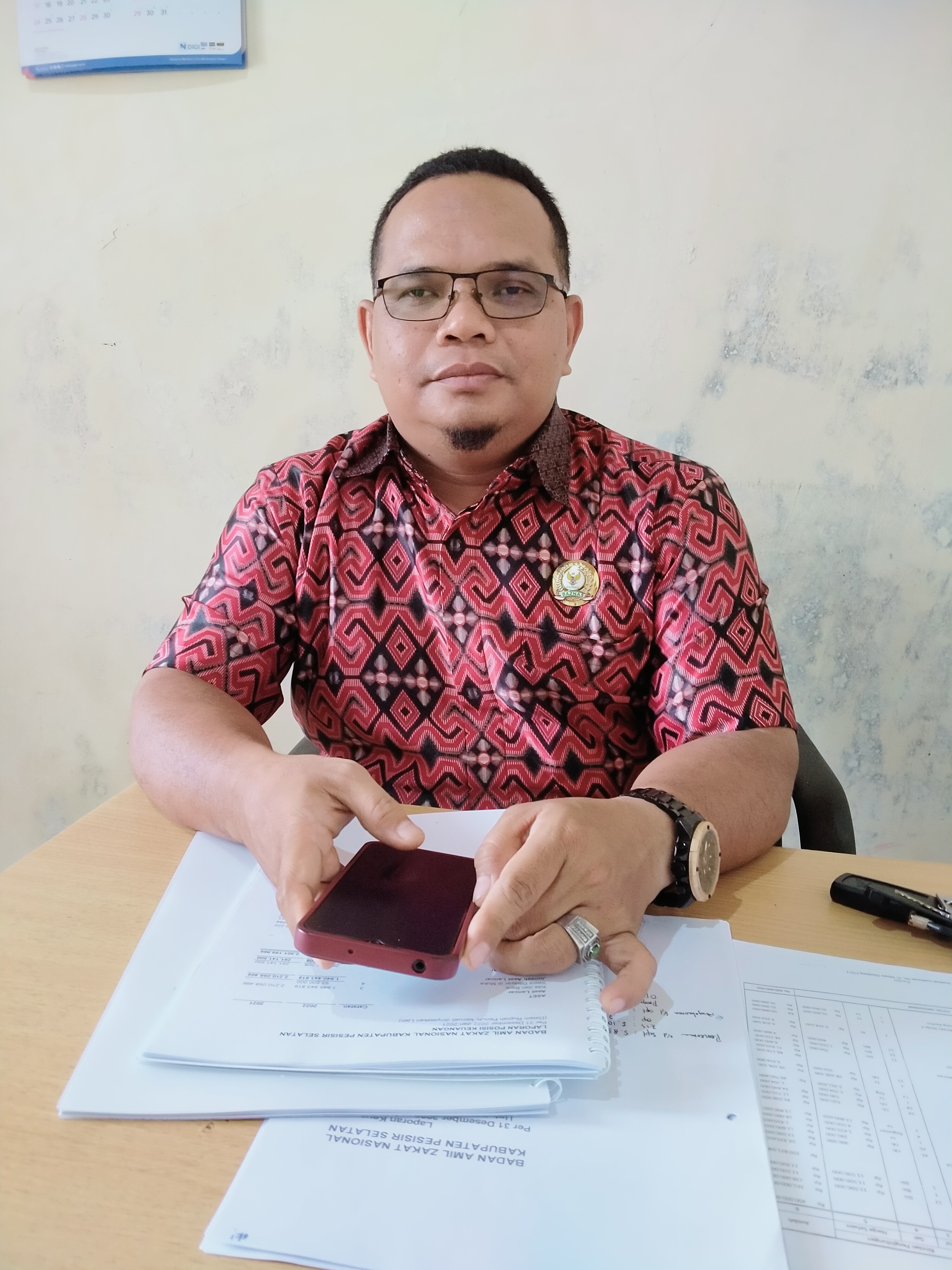 Baznas Kabupaten Pesisir Selatan Raih WTP Keempat Kali