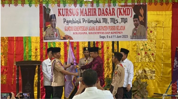 80 Pembina Pramuka Madrasah Ikuti KMD Perdana di Pesisir Selatan