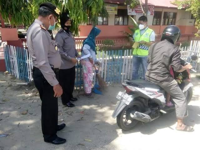 Polsek Gelar Operasi Yustisi,Guna Penegakan Prokes